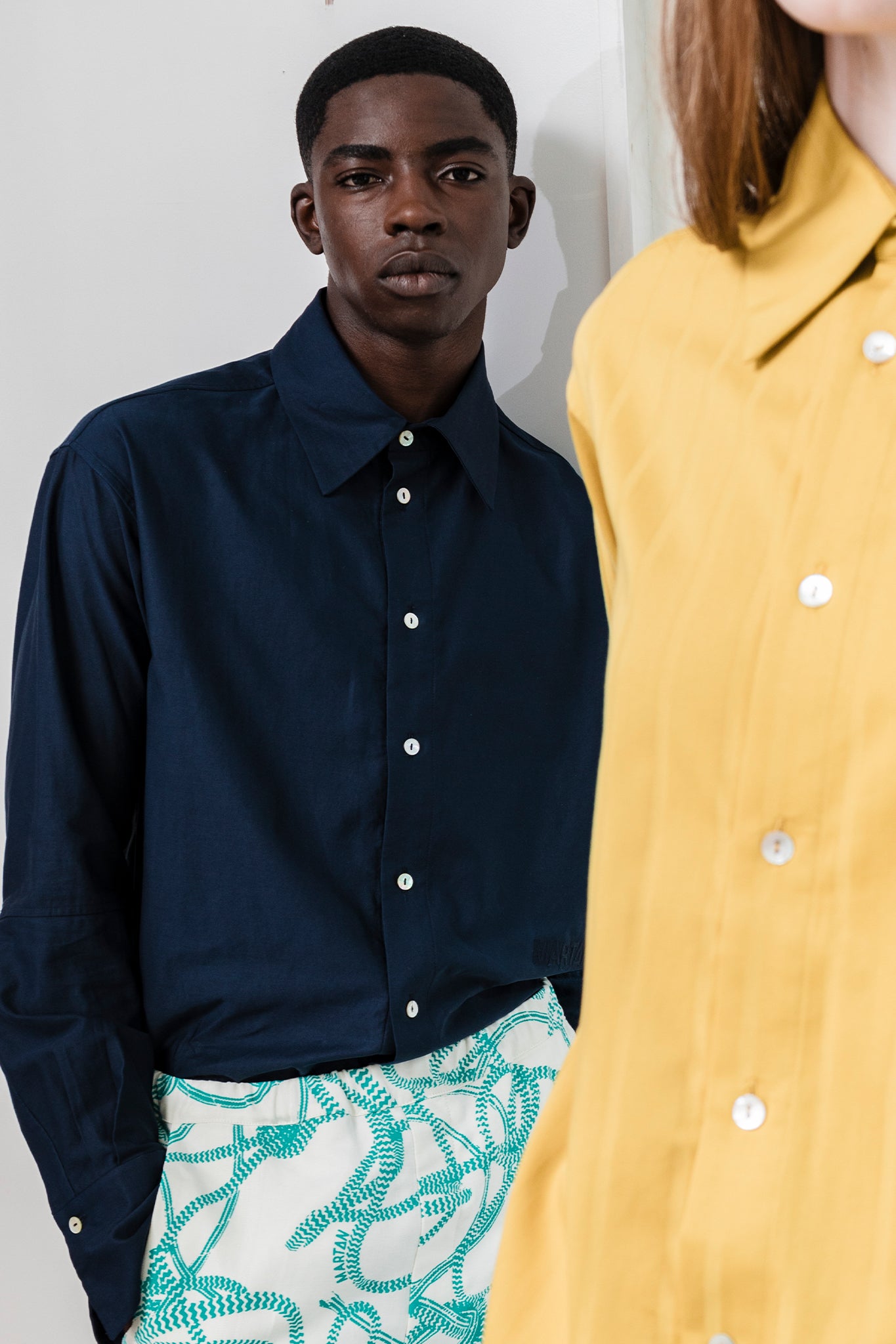 Marchi Shirt Navy Blue