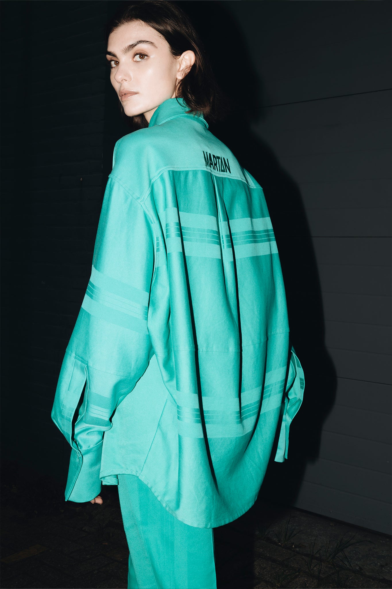 Nore Overshirt Seaweed Green