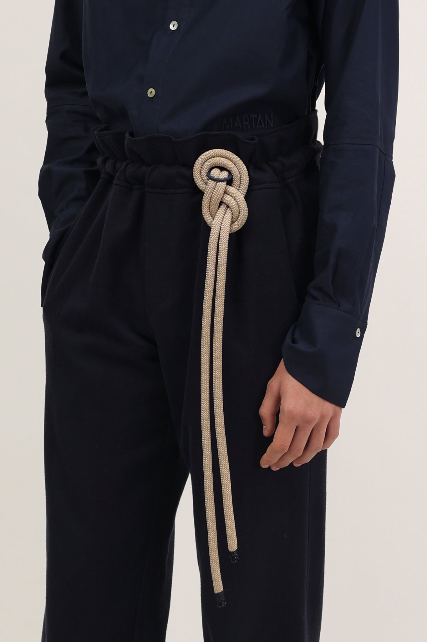 Davide Trousers Navy Blue
