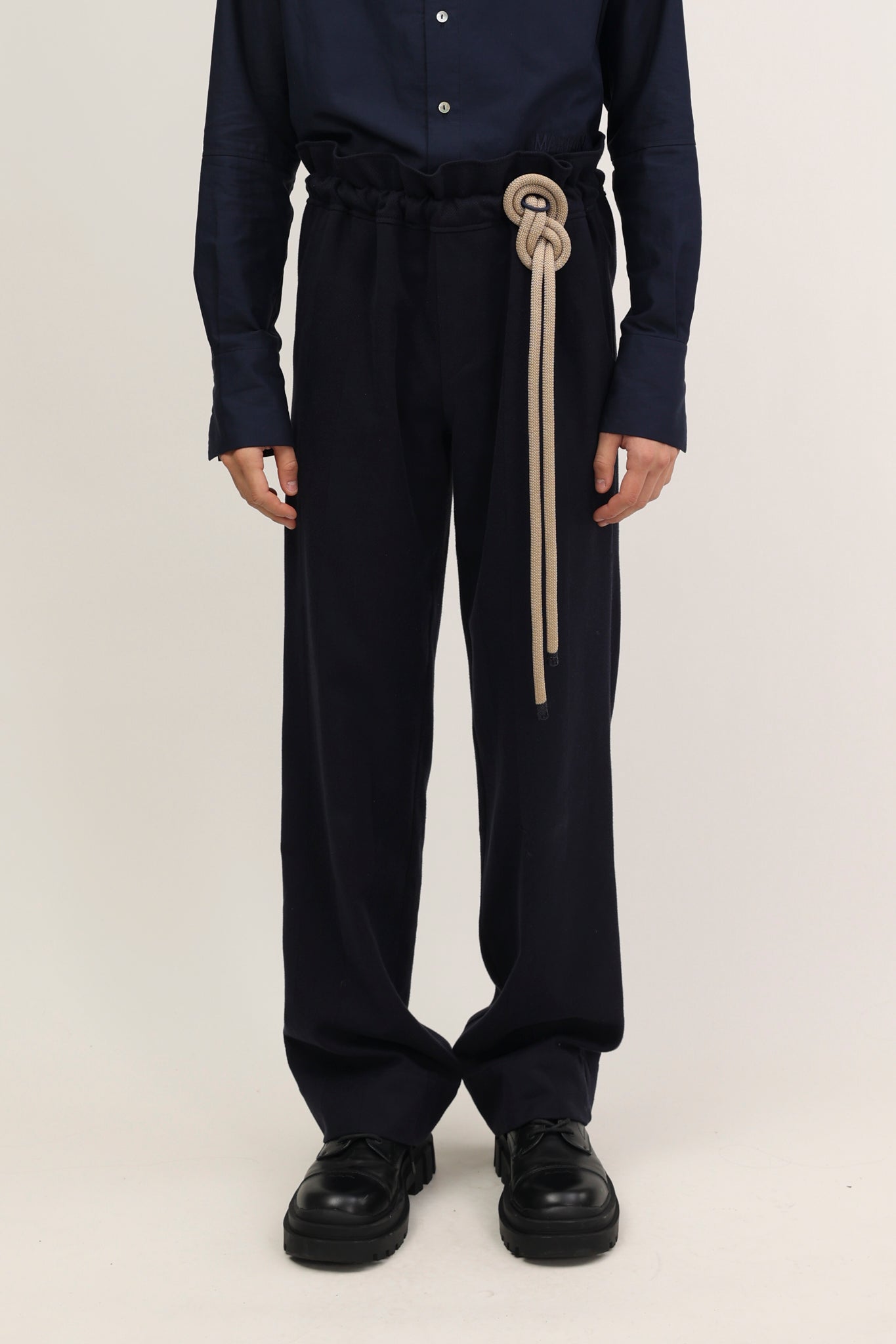 Davide Trousers Navy Blue