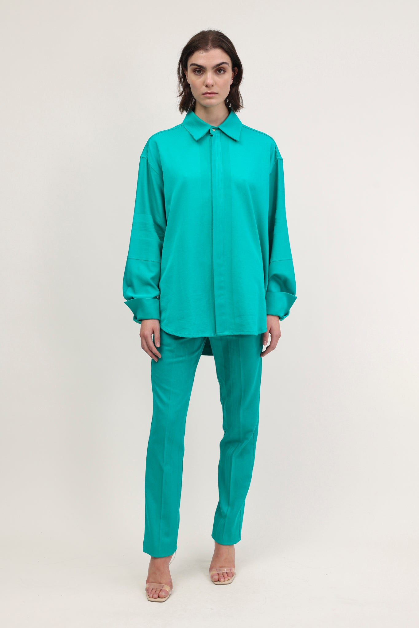 Nore Overshirt Seaweed Green