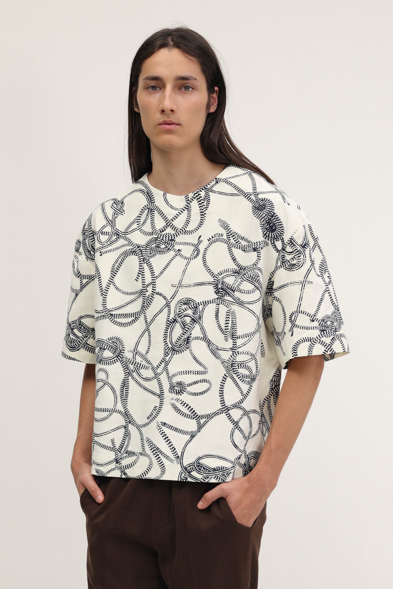 Charlie T-shirt Knotted print