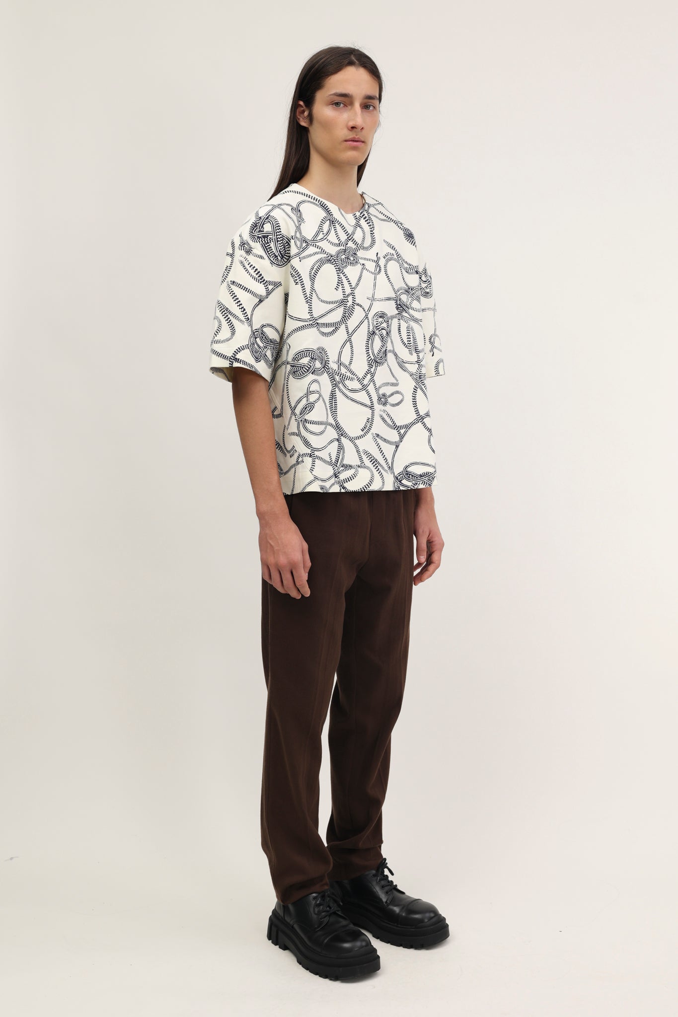 Charlie T-shirt Knotted print