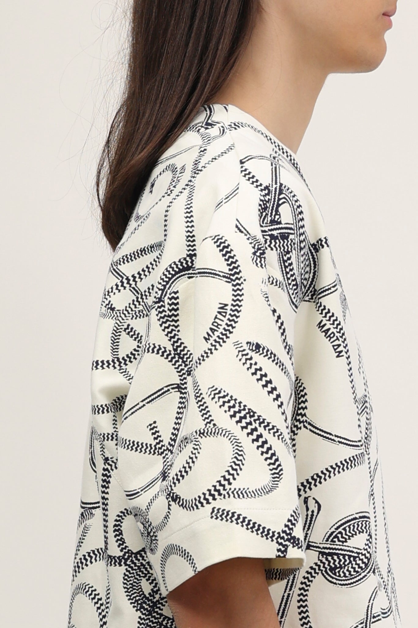 Charlie T-shirt Knotted print