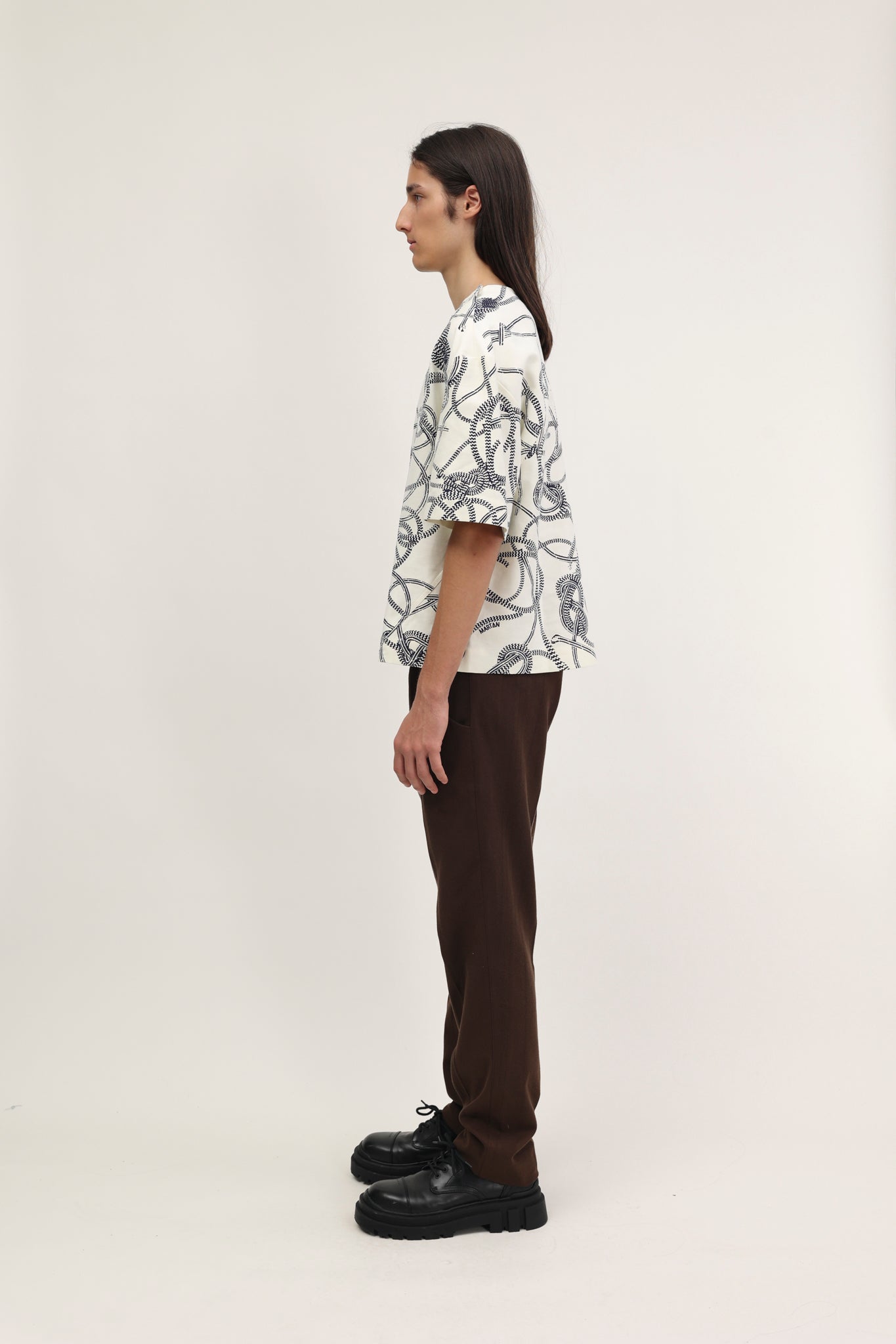 Charlie T-shirt Knotted print