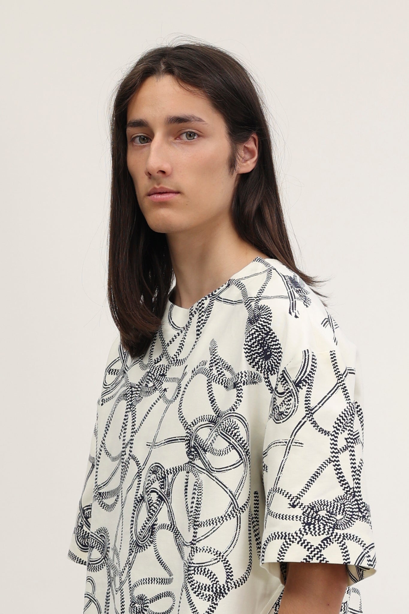Charlie T-shirt Knotted print