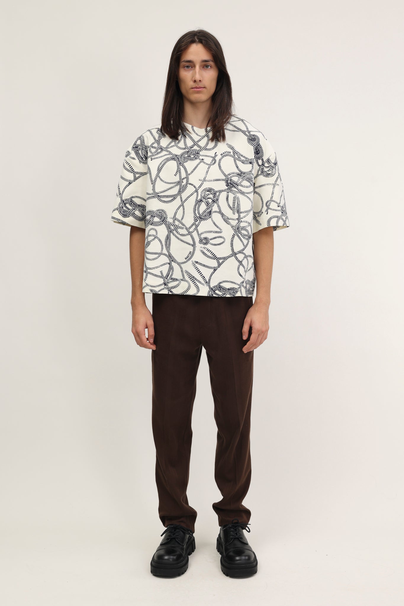 Charlie T-shirt Knotted print