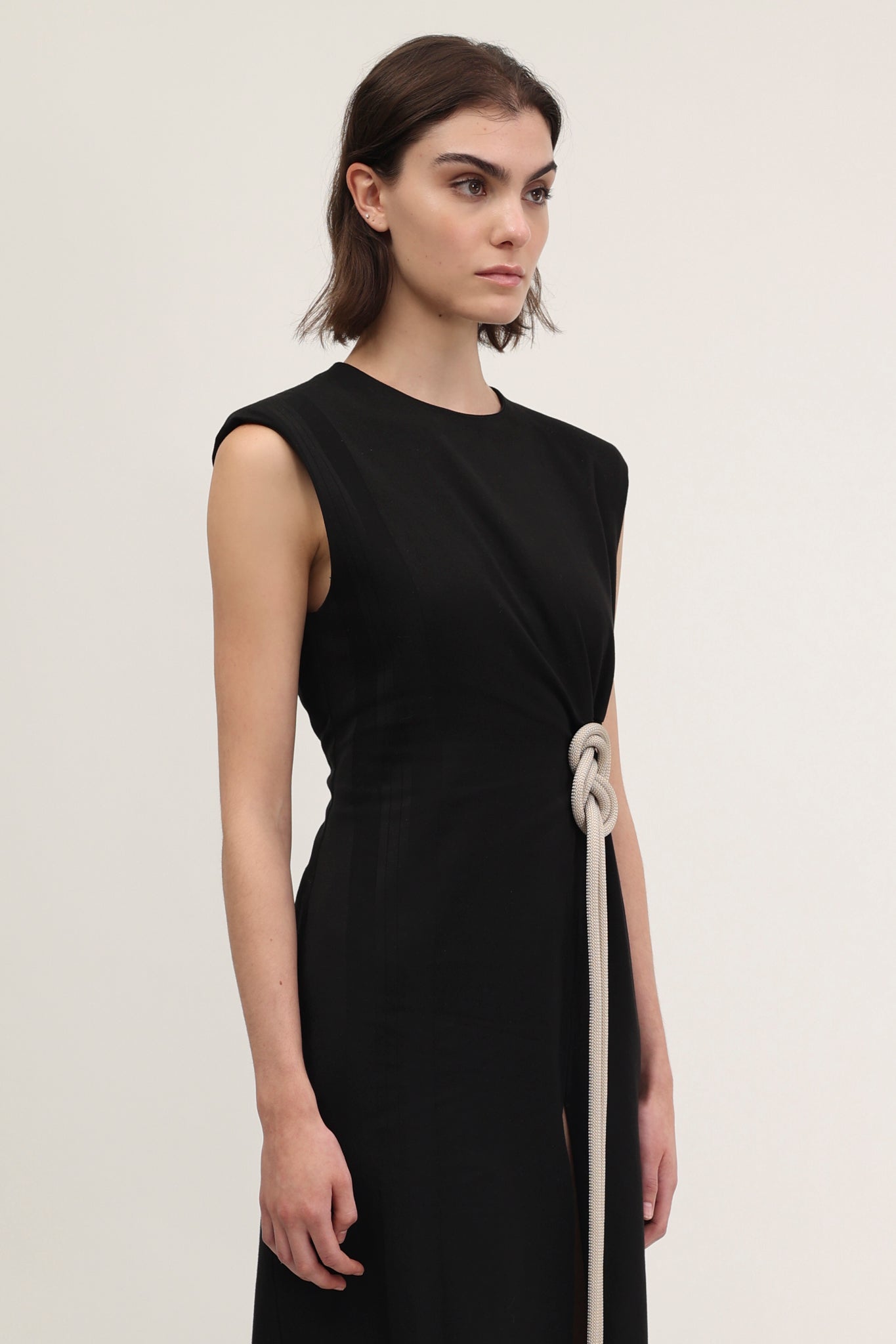 Julia Dress Charcoal Black