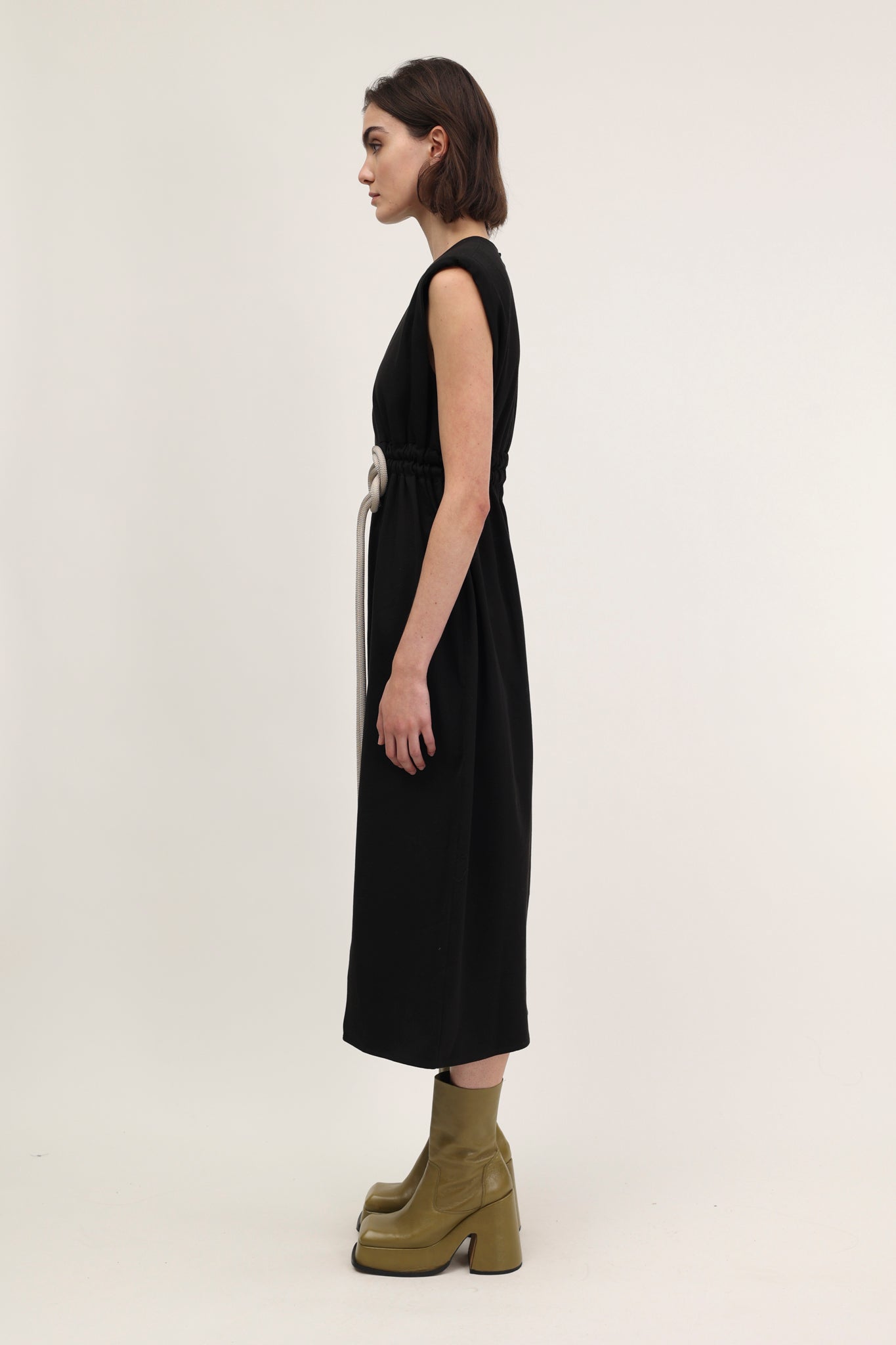 Julia Dress Charcoal Black