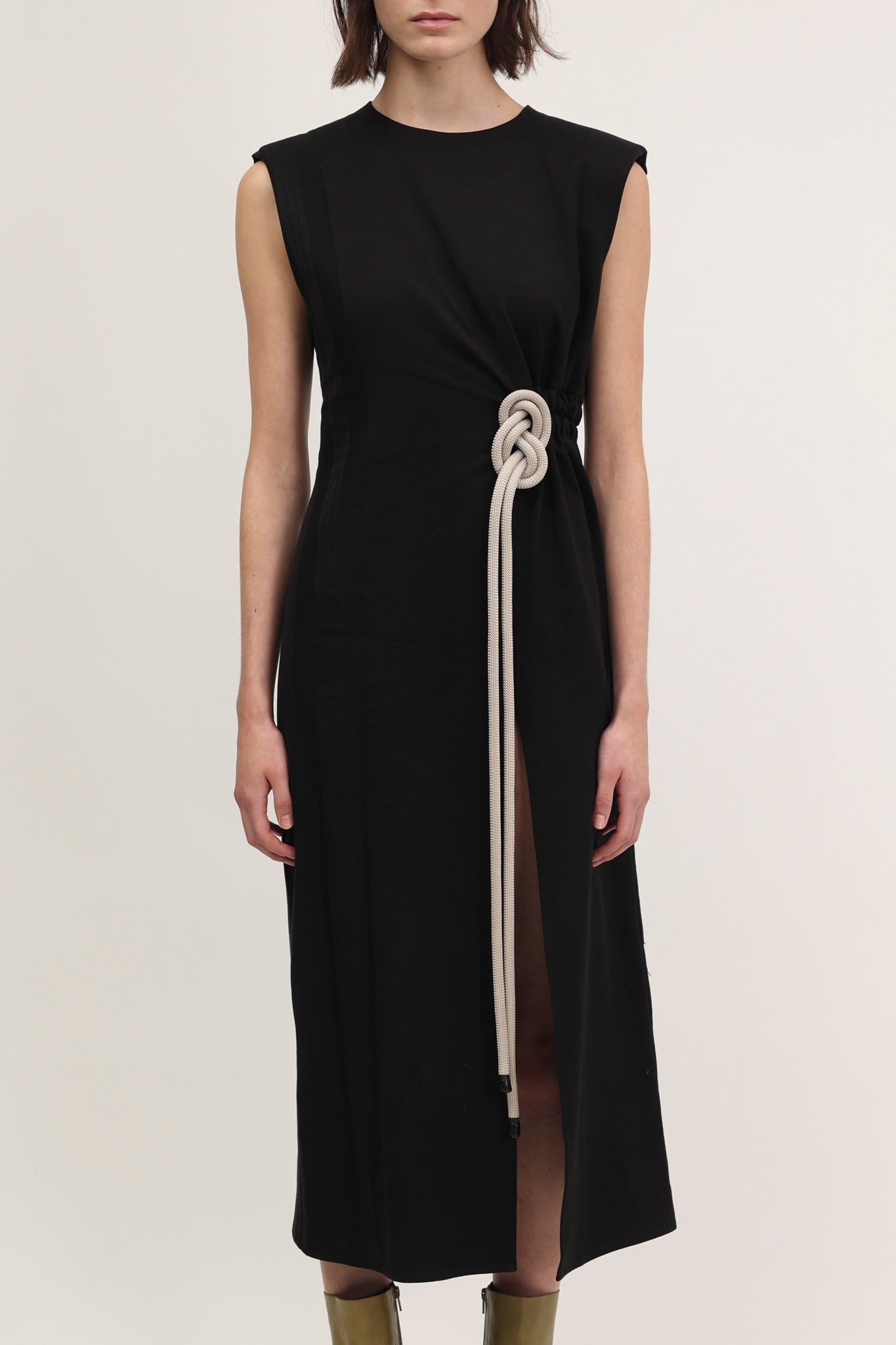 Julia Dress Charcoal Black