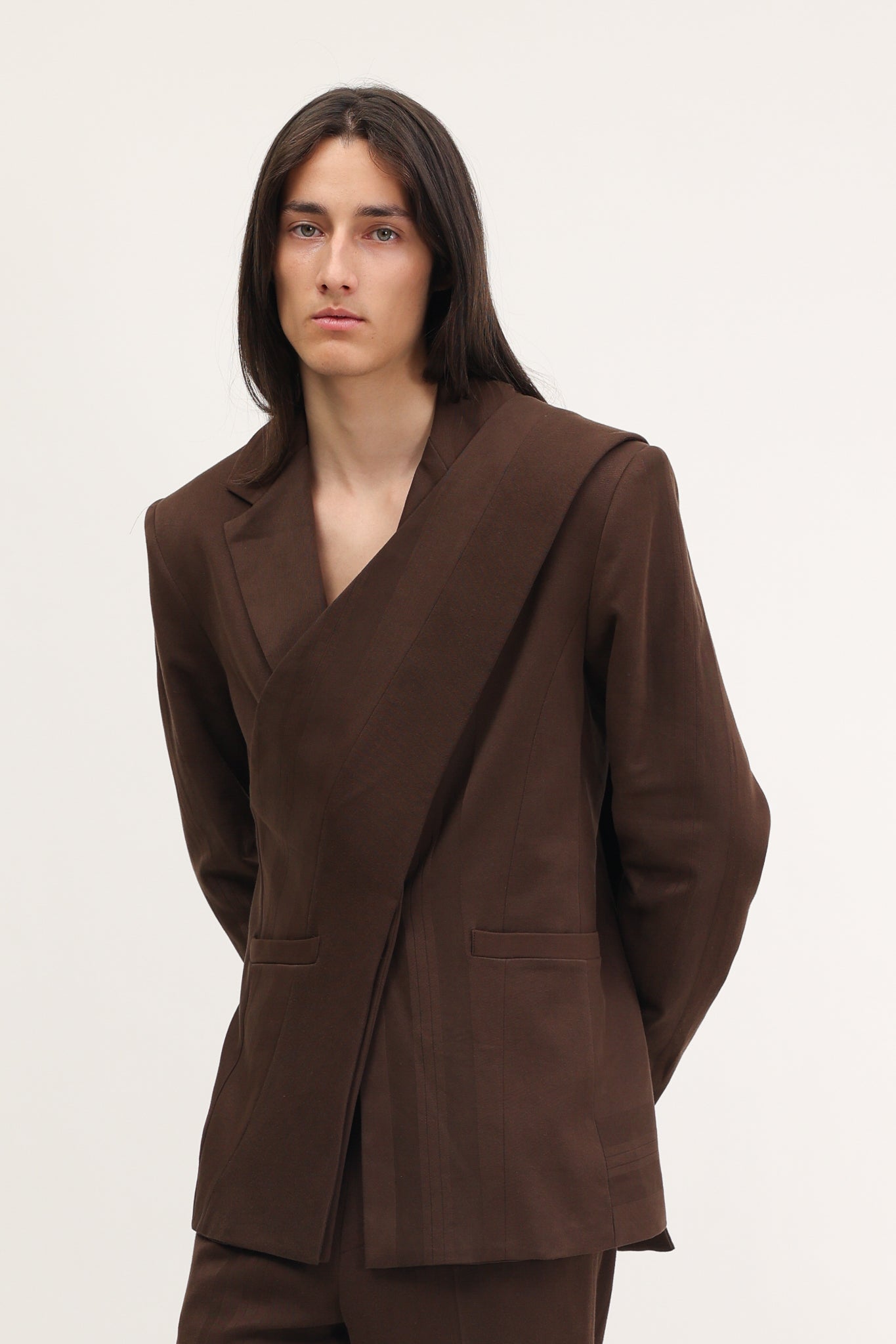 Wibo Blazer Chocolate Brown