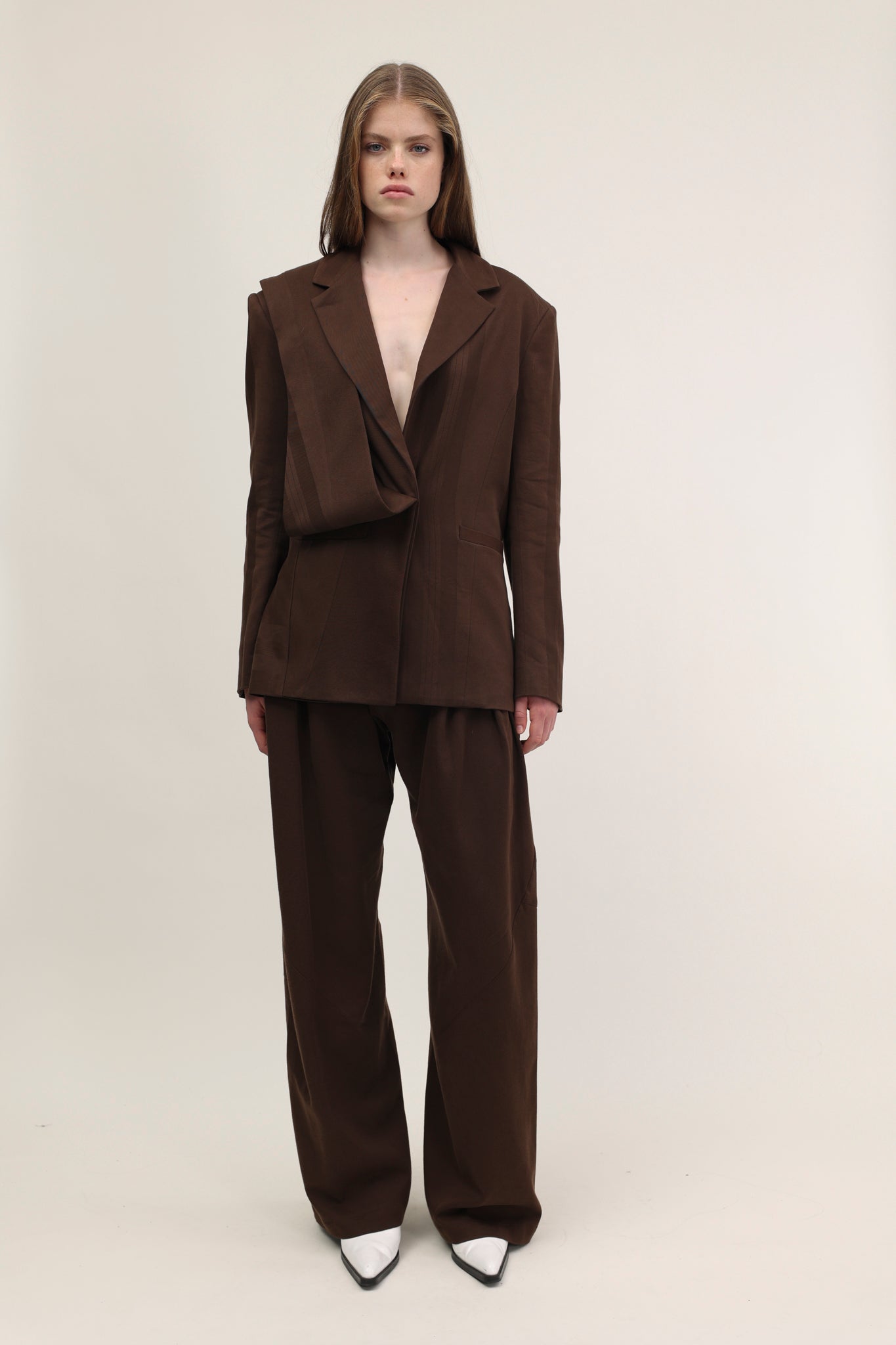 Wibo Blazer Chocolate Brown