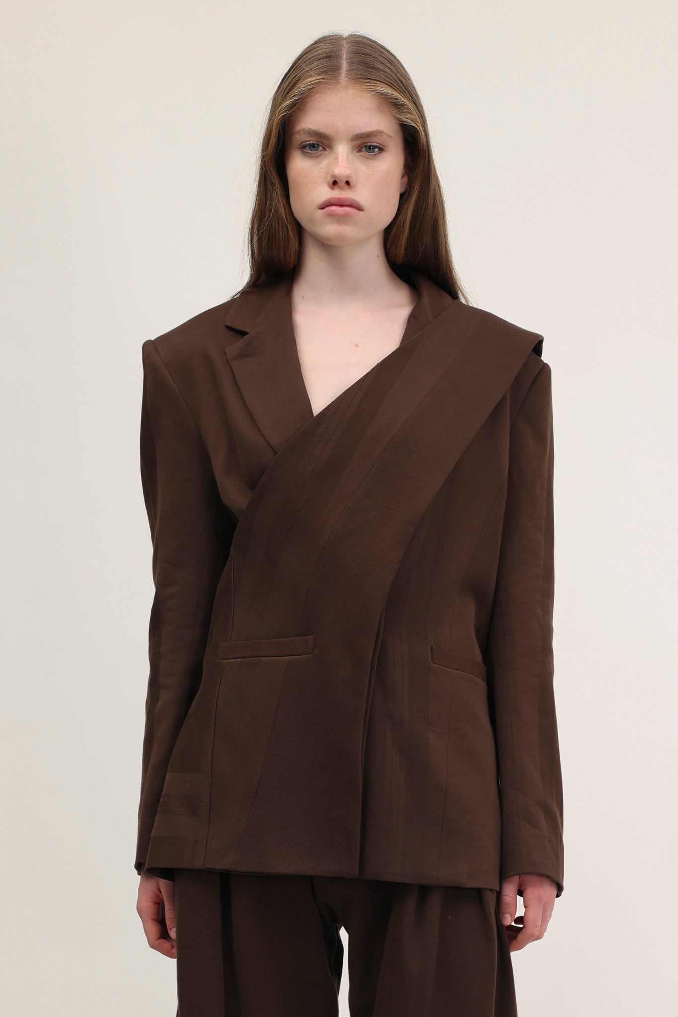 Wibo Blazer Chocolate Brown
