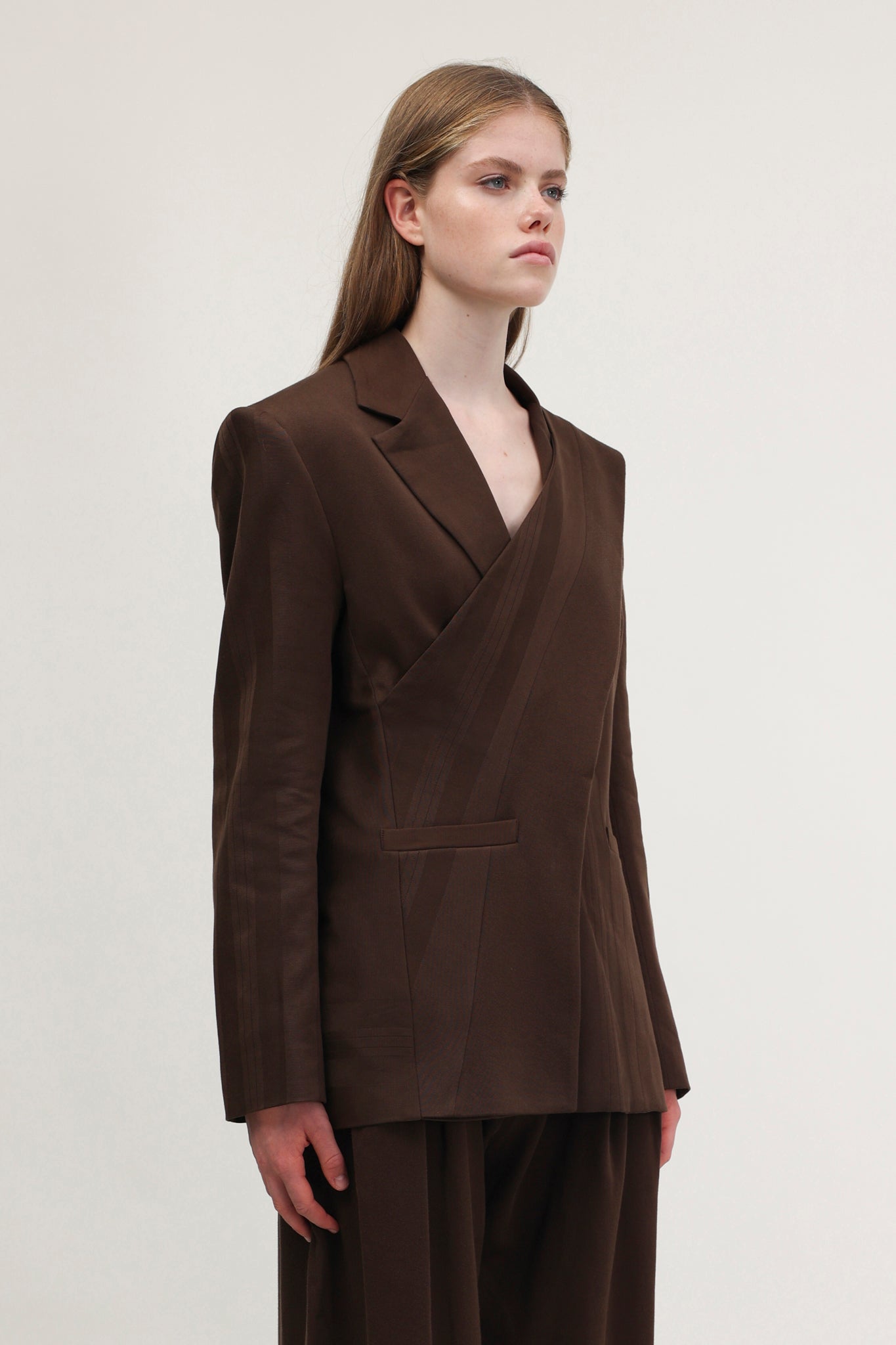 Wibo Blazer Chocolate Brown