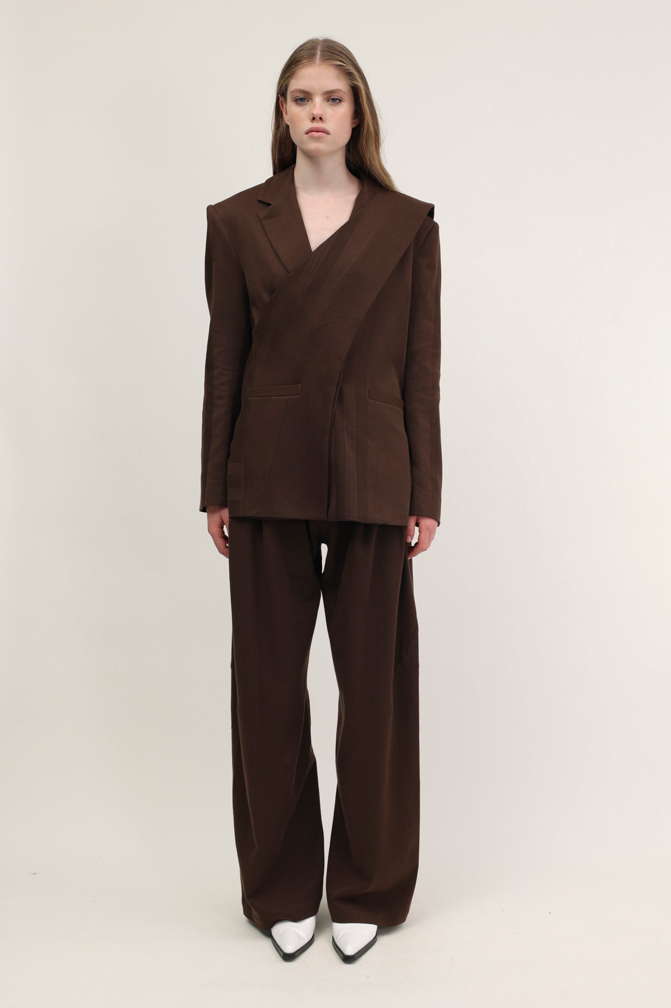 Wibo Blazer Chocolate Brown