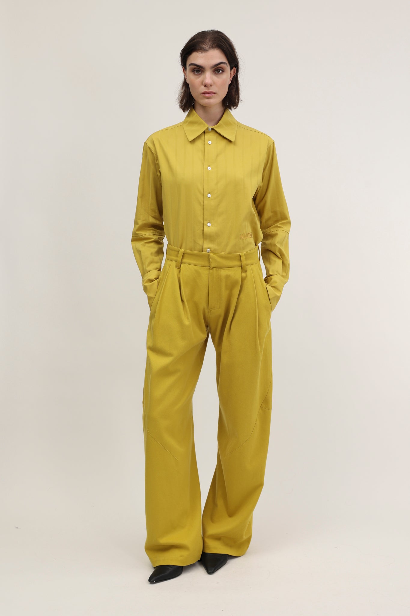 Jo Trousers Dirty Yellow
