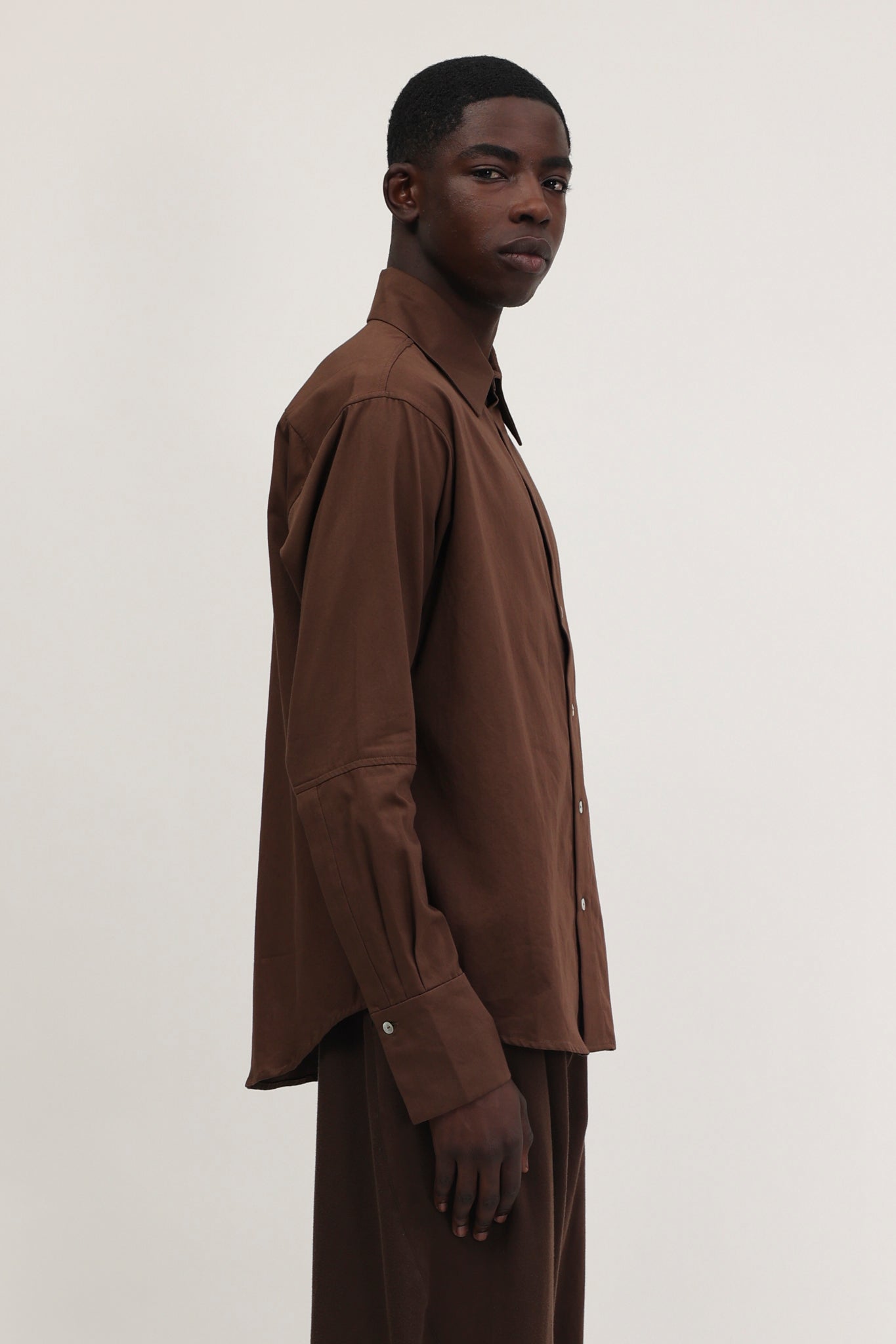 Marchi Shirt Chocolate Brown