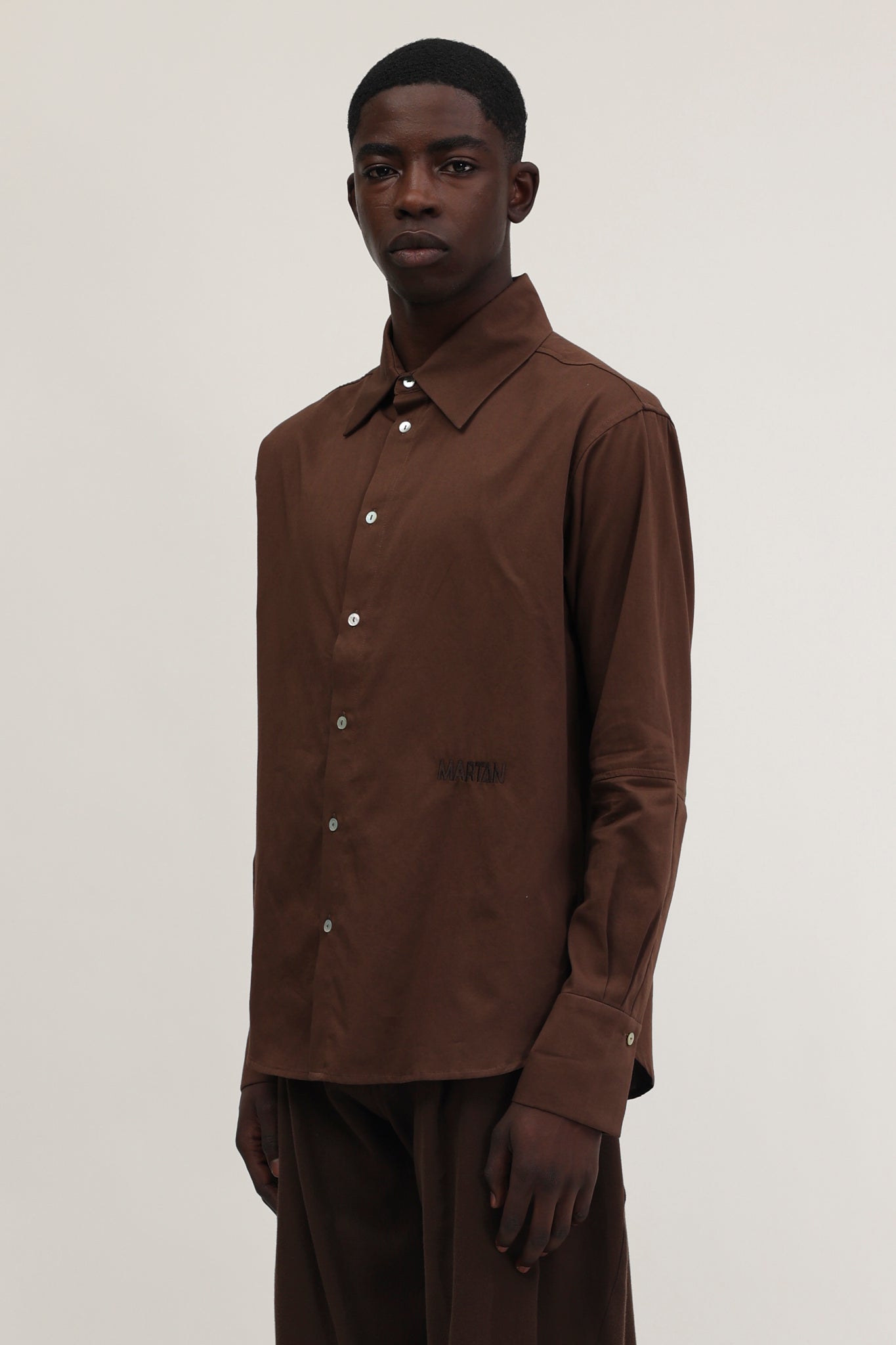 Marchi Shirt Chocolate Brown