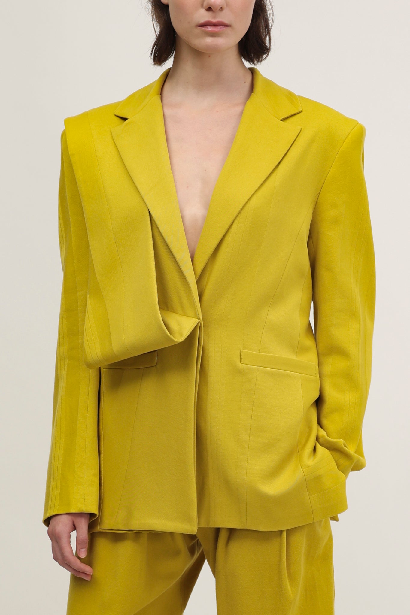 Wibo Blazer Dirty Yellow