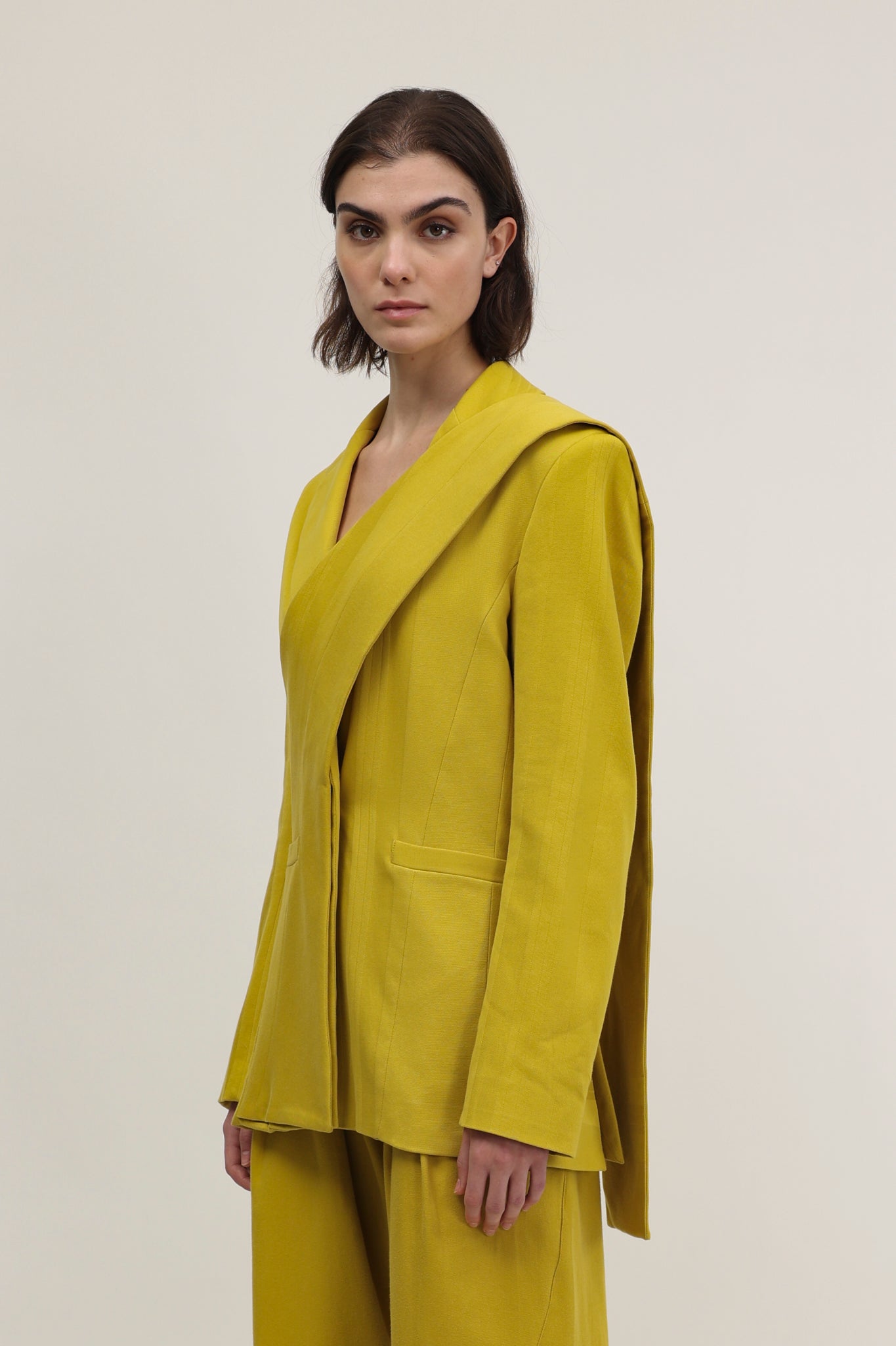 Wibo Blazer Dirty Yellow