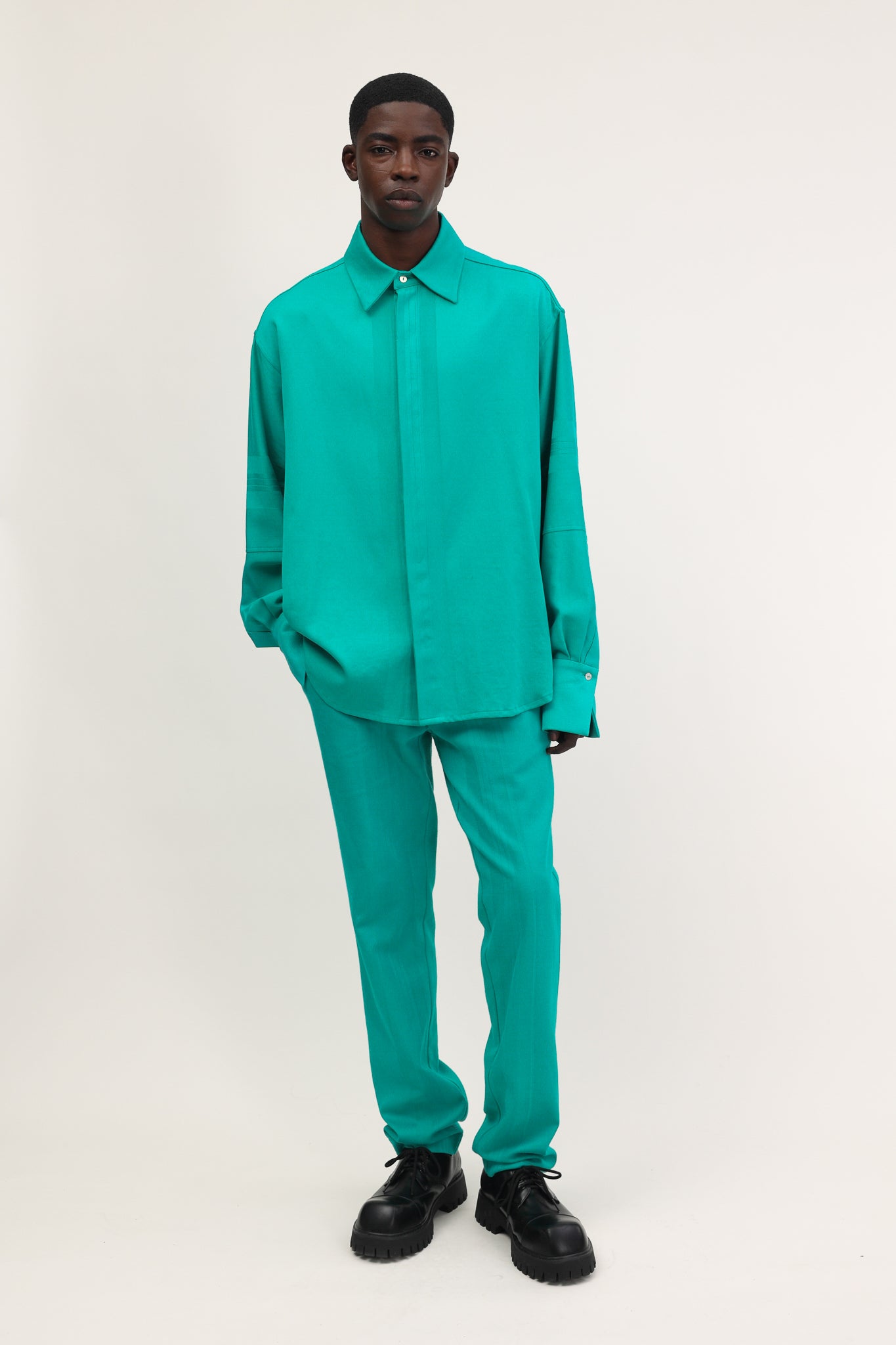 Nore Overshirt Seaweed Green