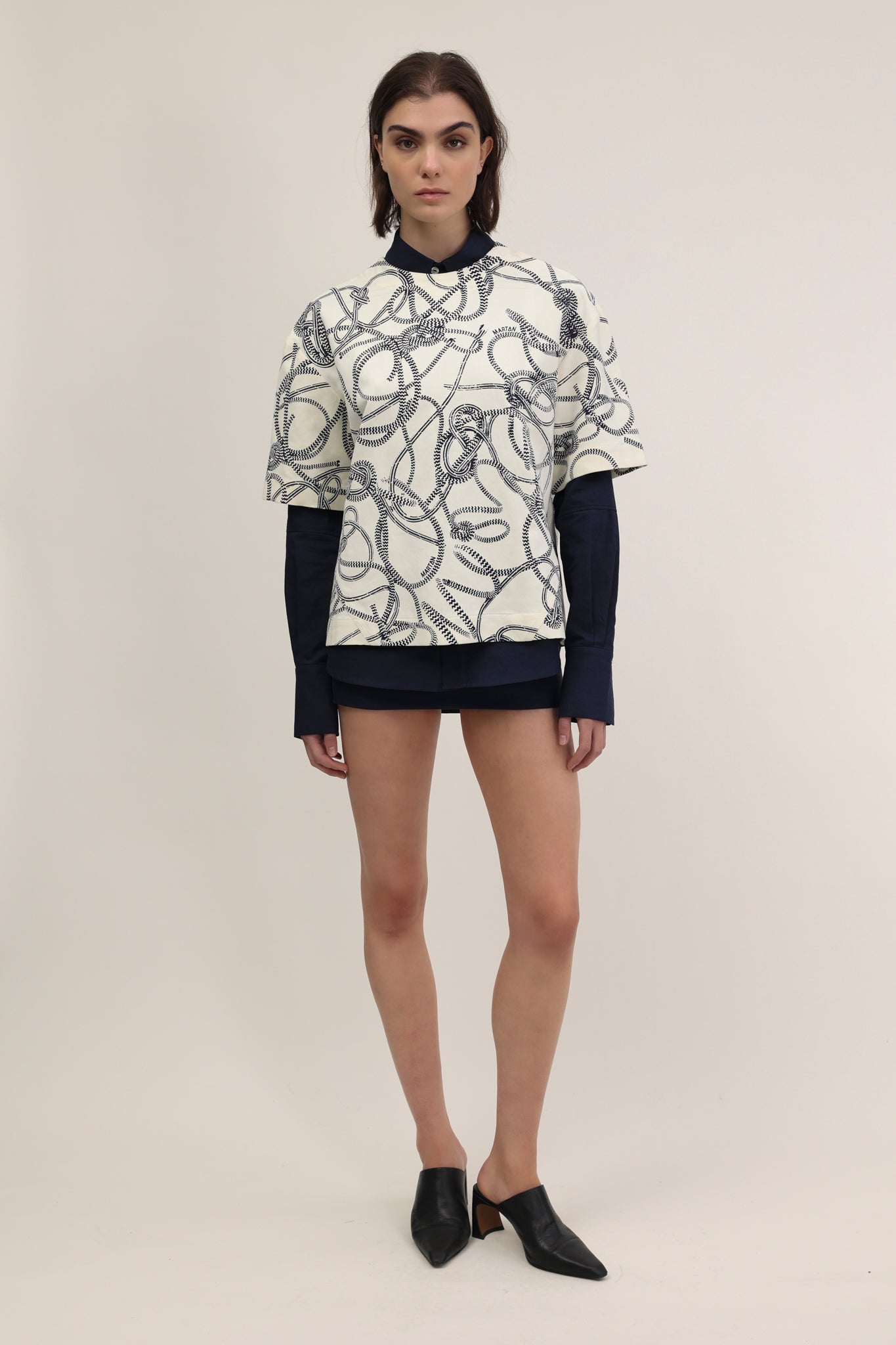 Charlie T-shirt Knotted print