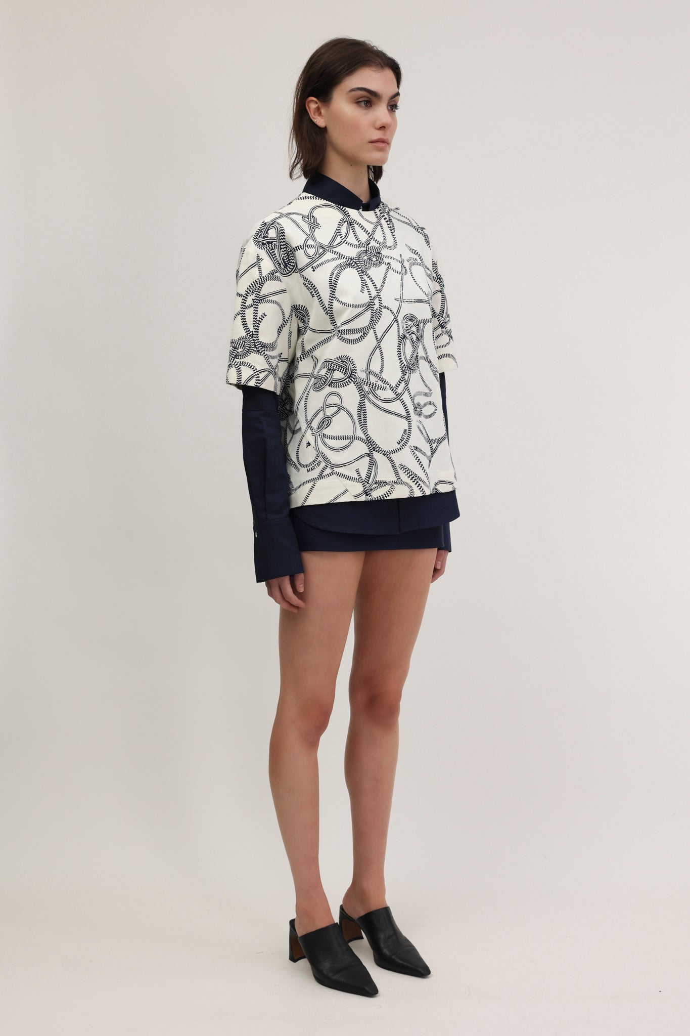 Charlie T-shirt Knotted print
