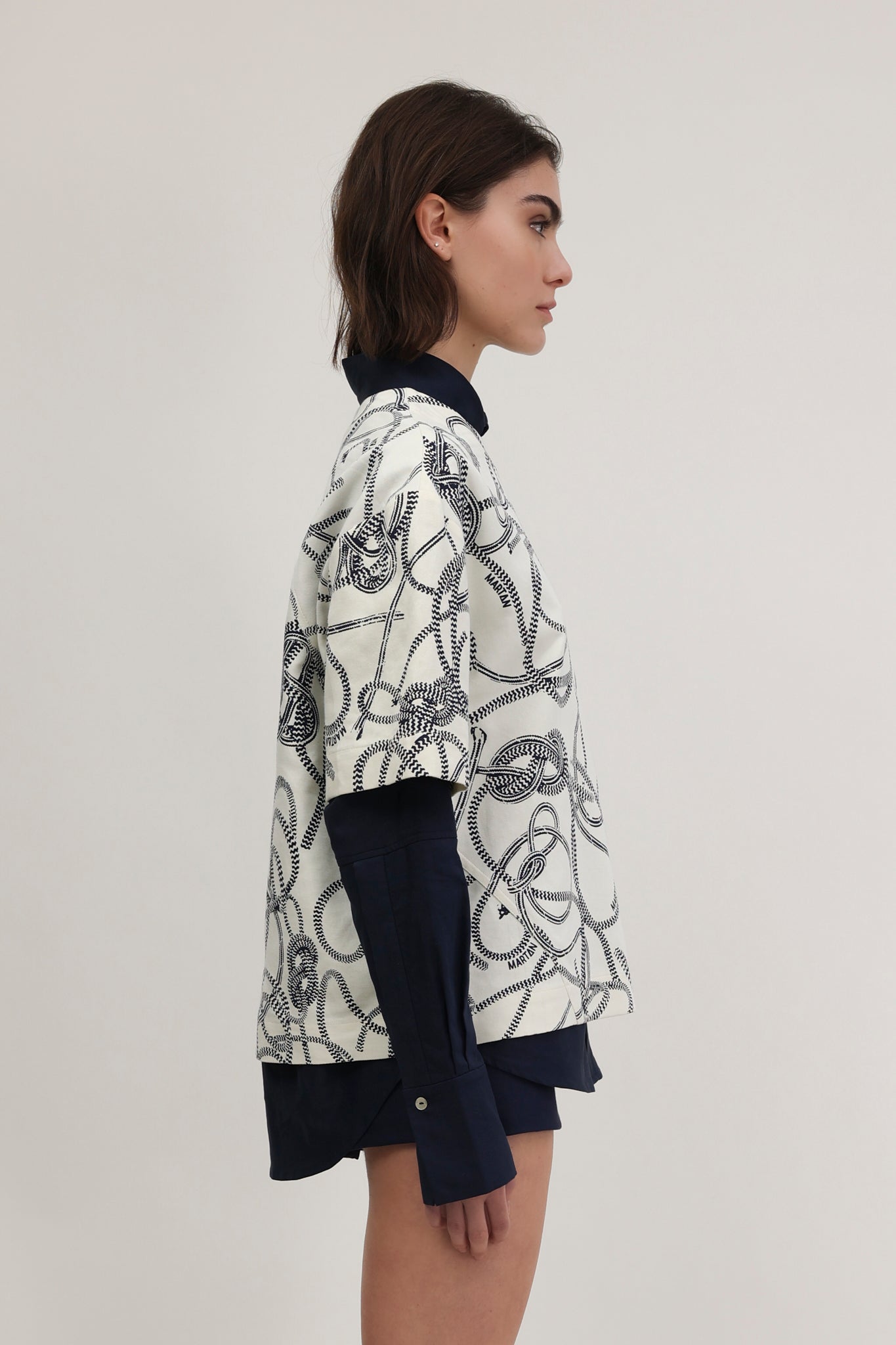 Charlie T-shirt Knotted print