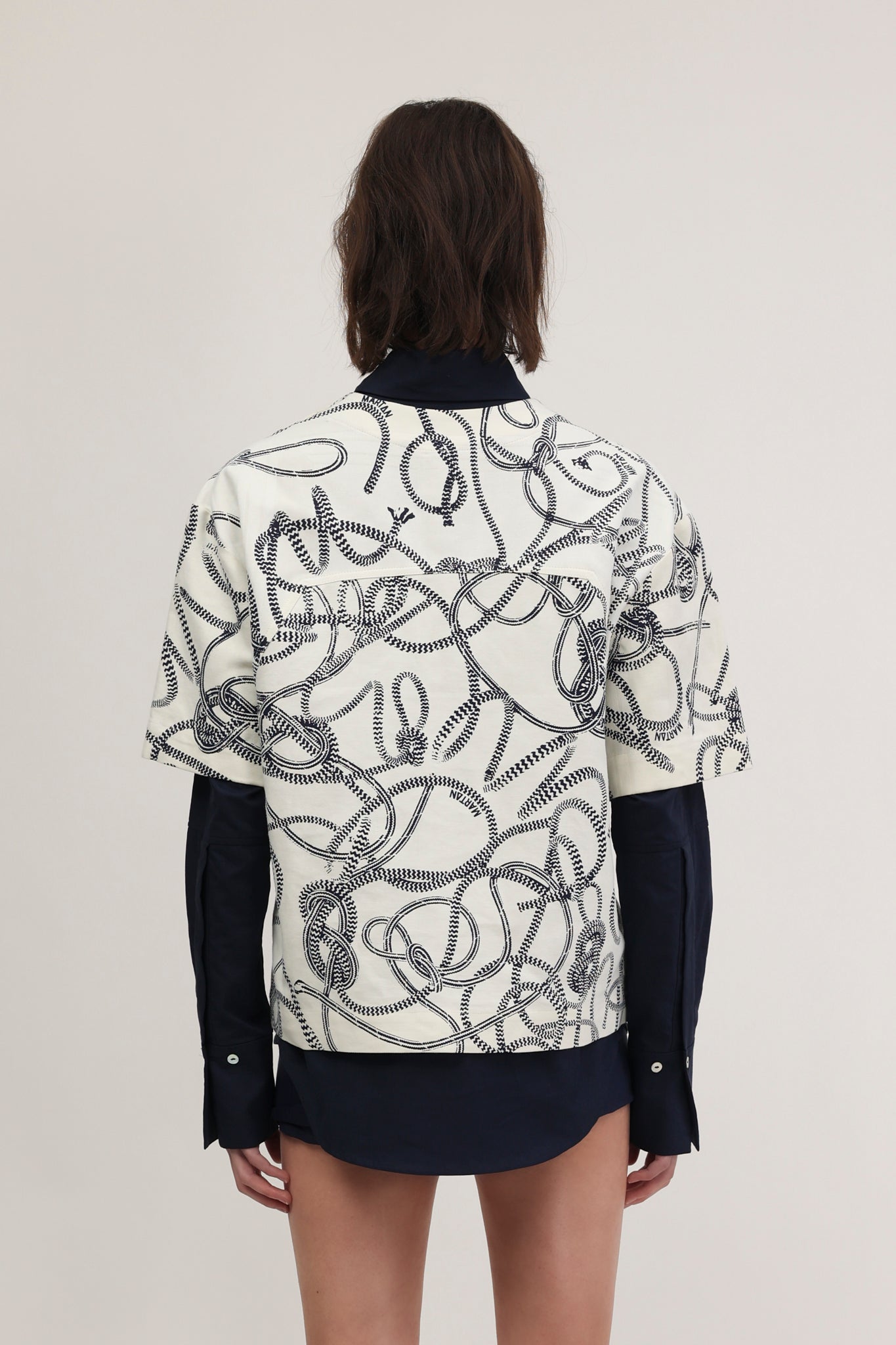 Charlie T-shirt Knotted print