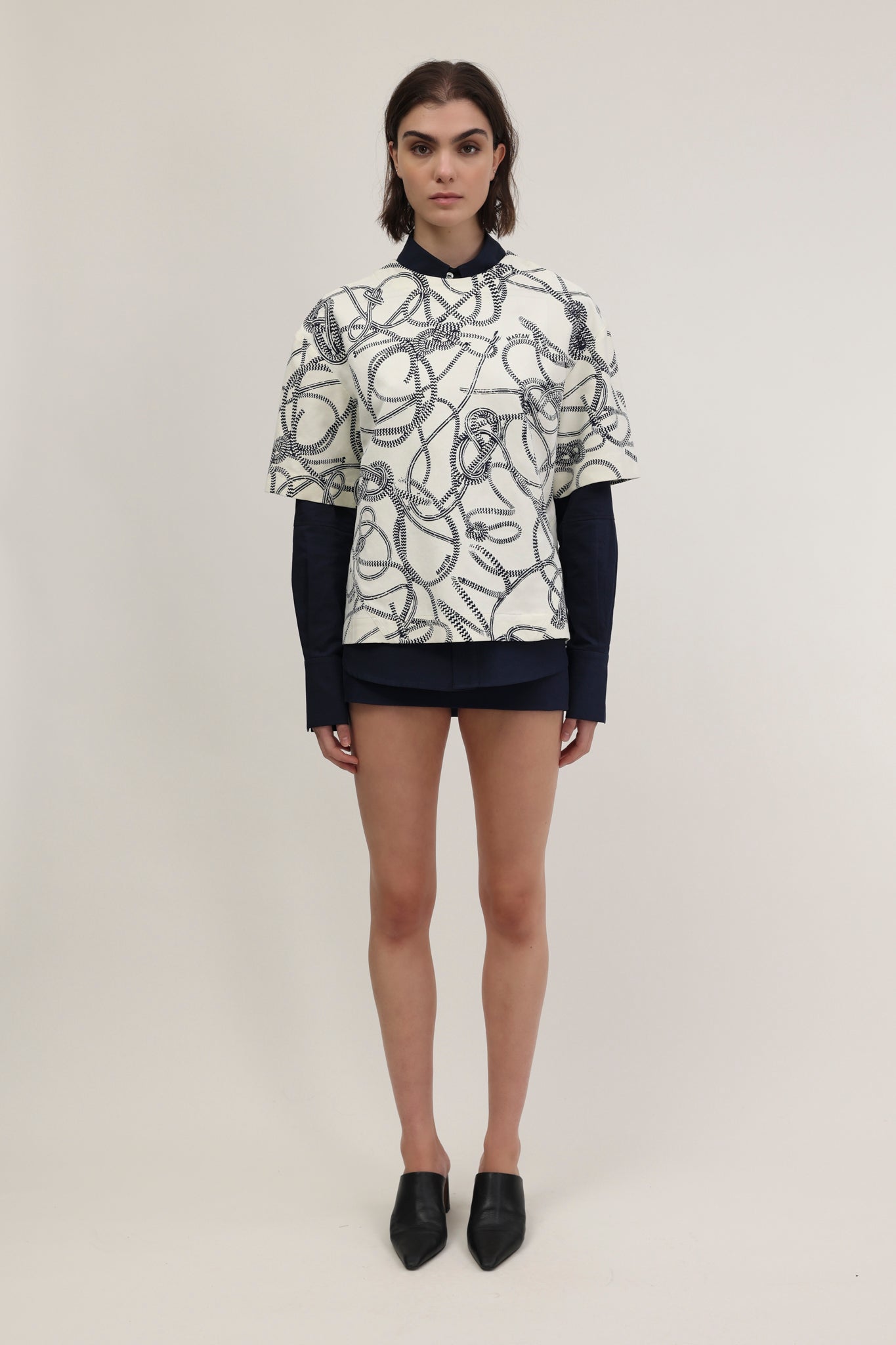 Charlie T-shirt Knotted print