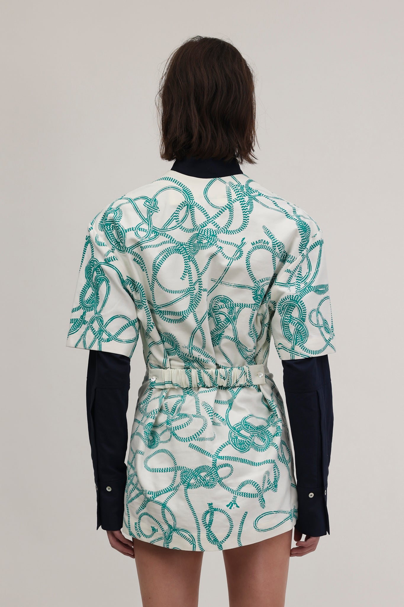 Mathou top Knotted Print