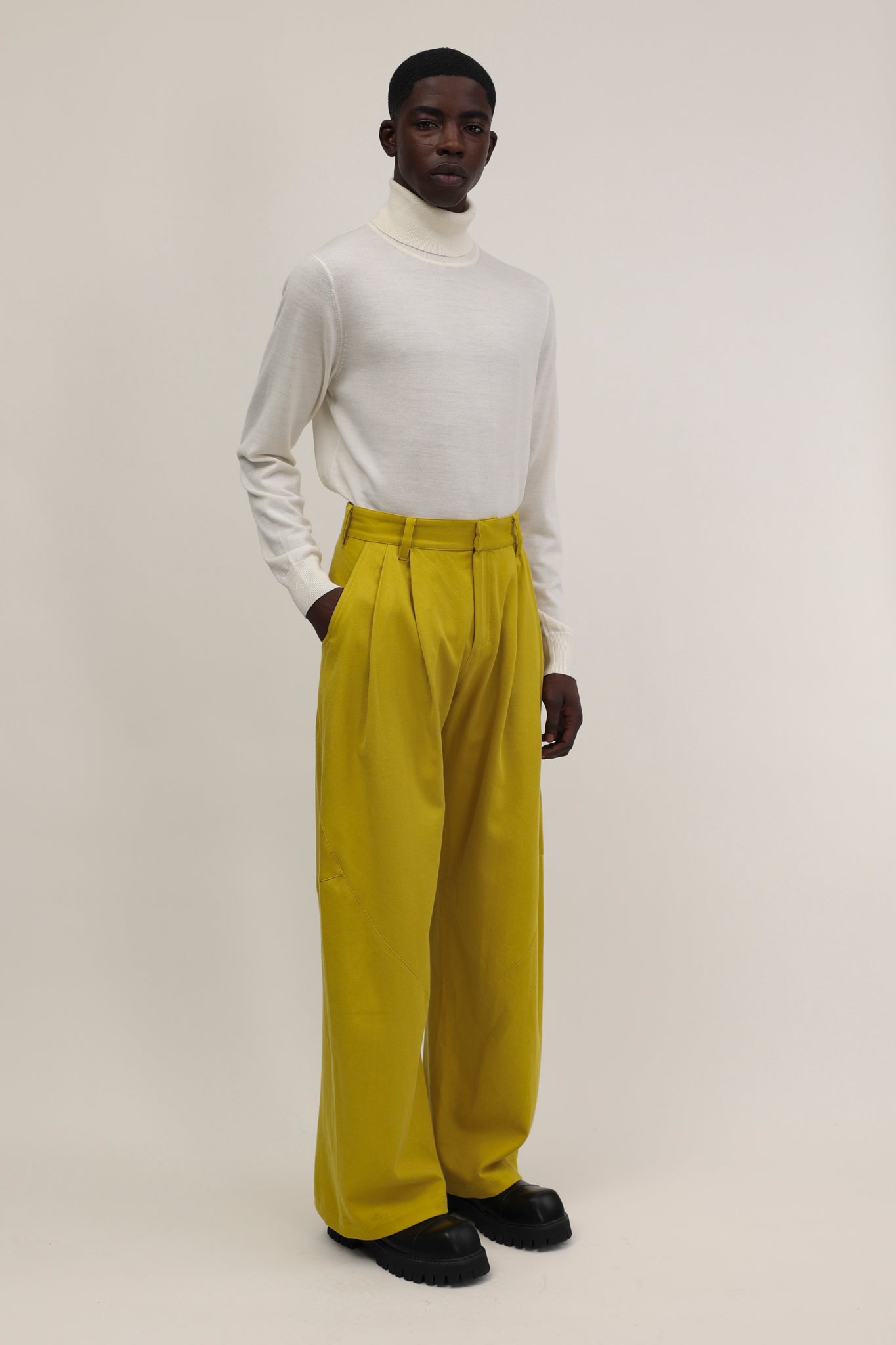 Jo Trousers Dirty Yellow
