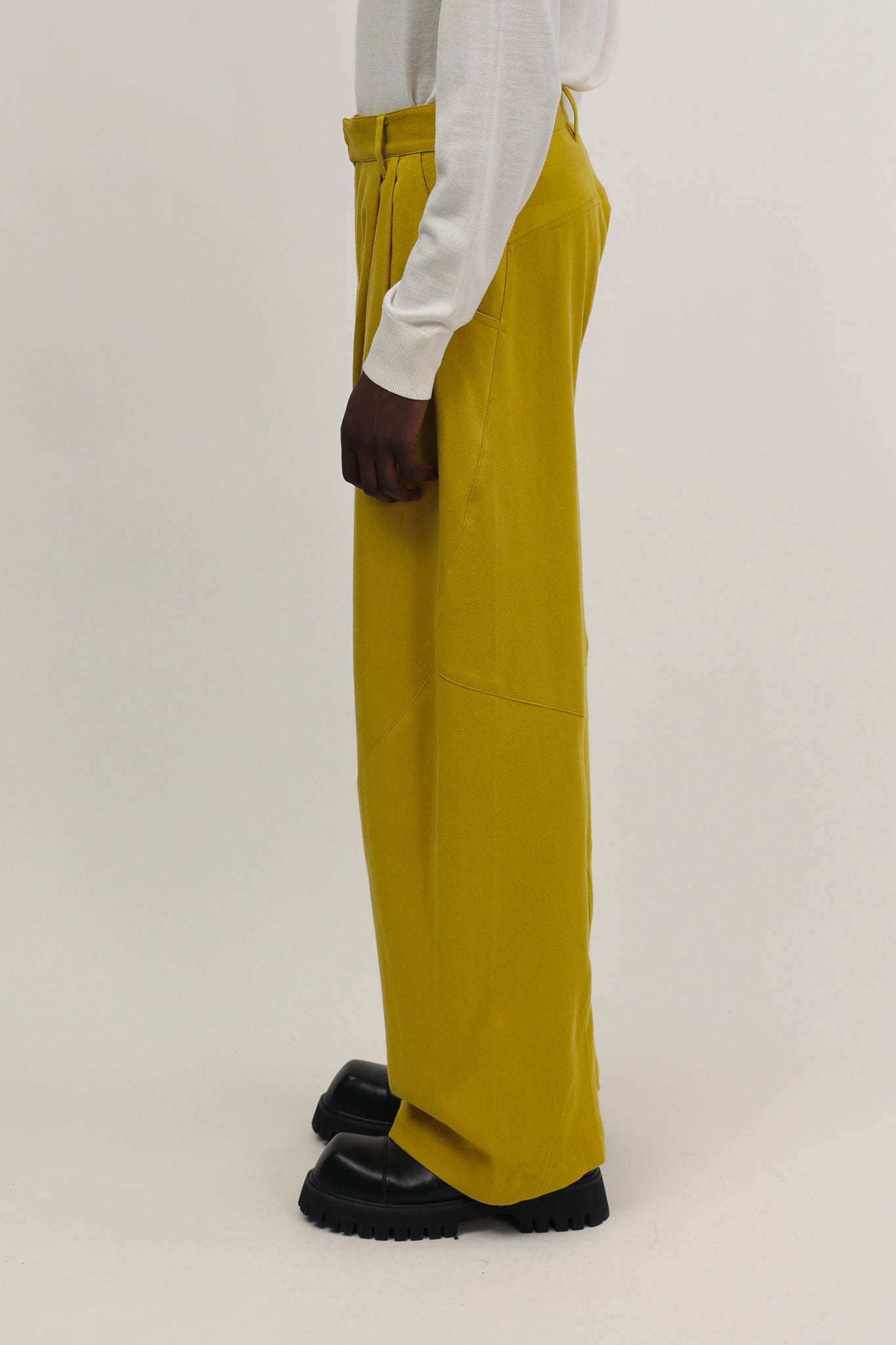 Jo Trousers Dirty Yellow