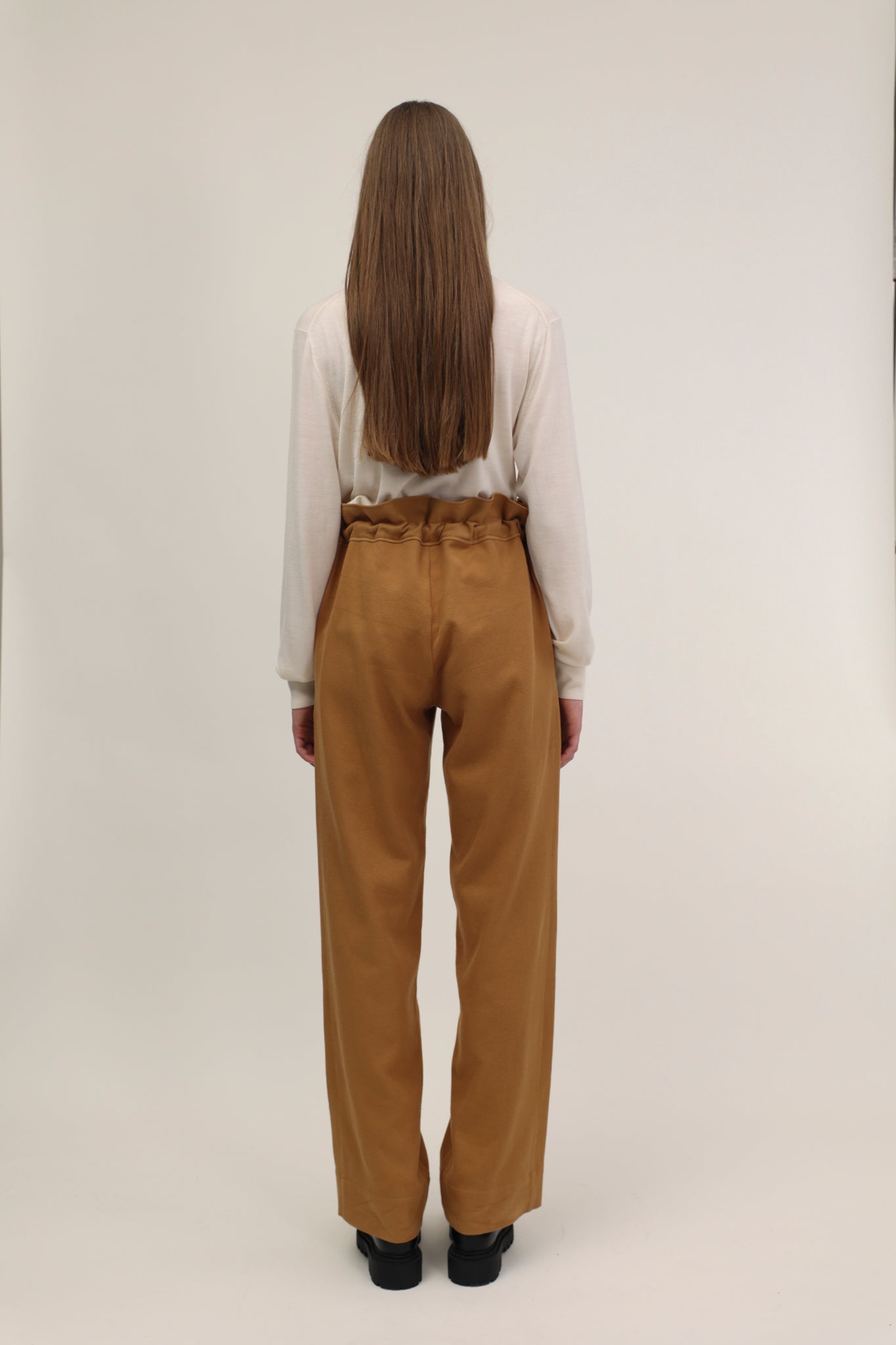 Davide Trousers Burned Beige