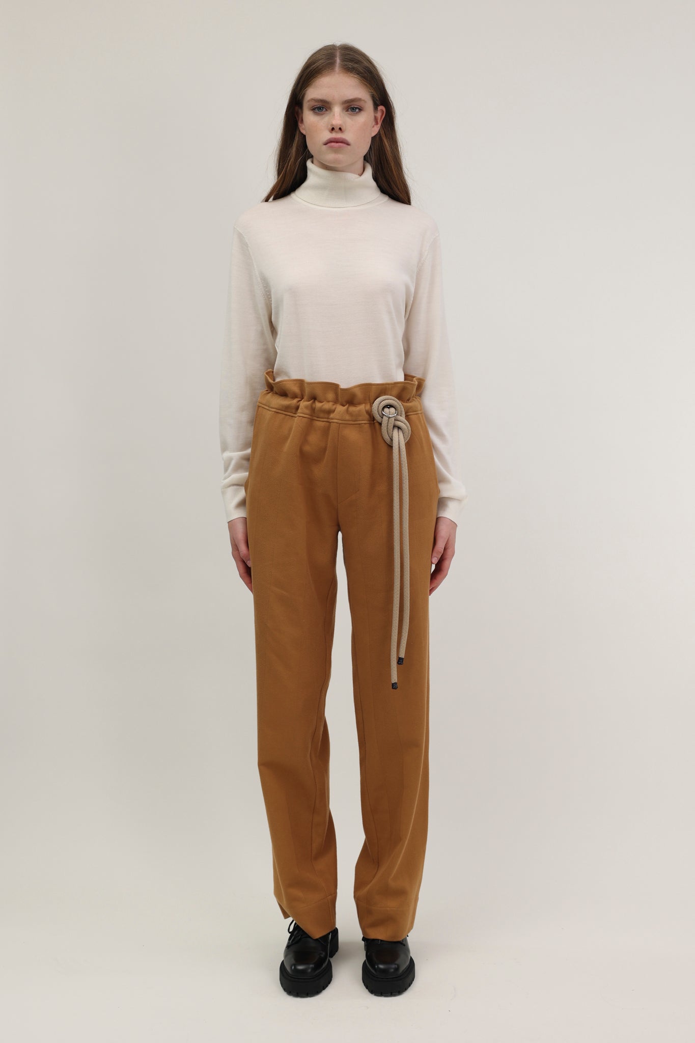 Davide Trousers Burned Beige