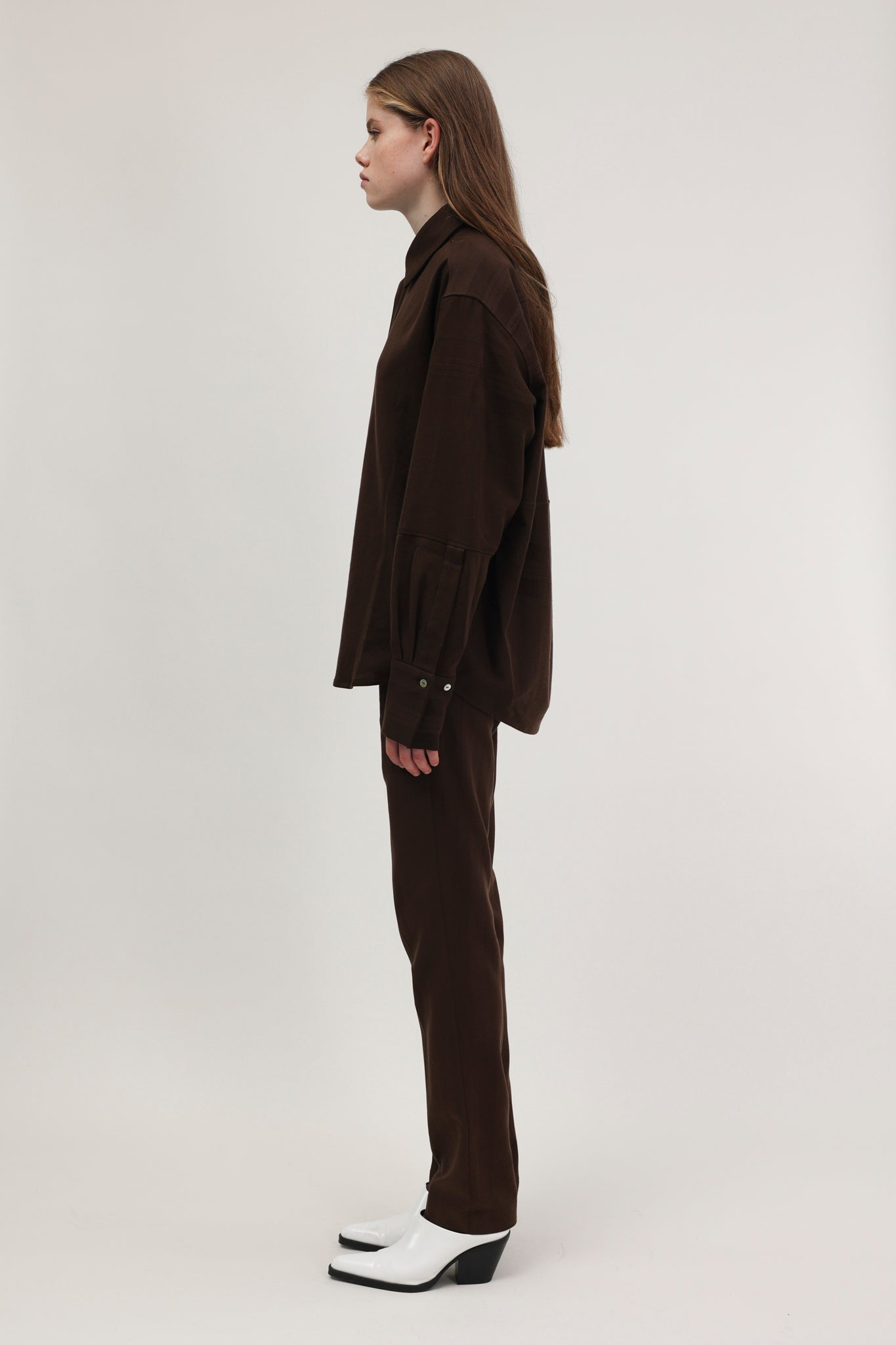 Nore Overshirt Chocolate Brown