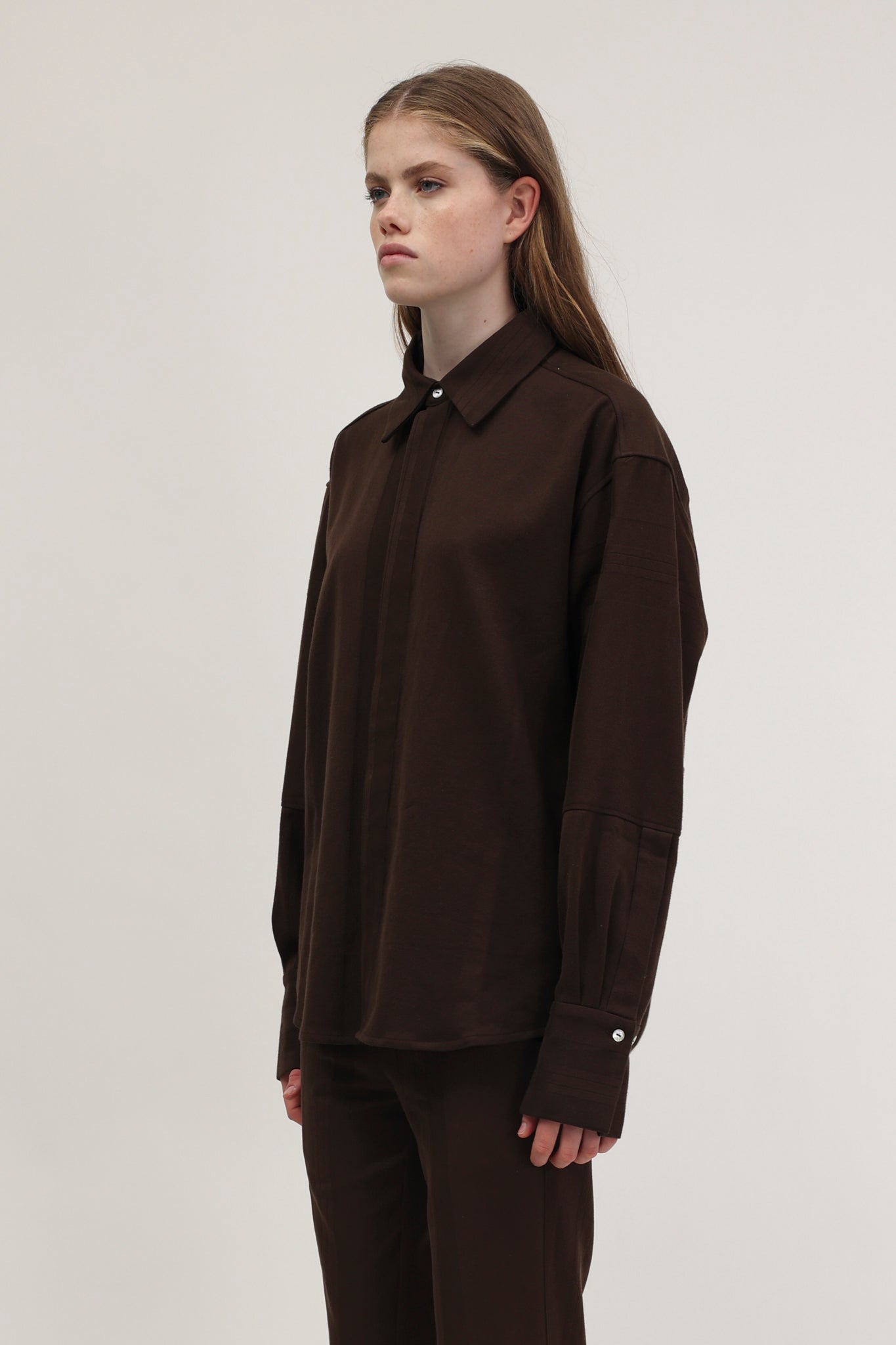 Nore Overshirt Chocolate Brown