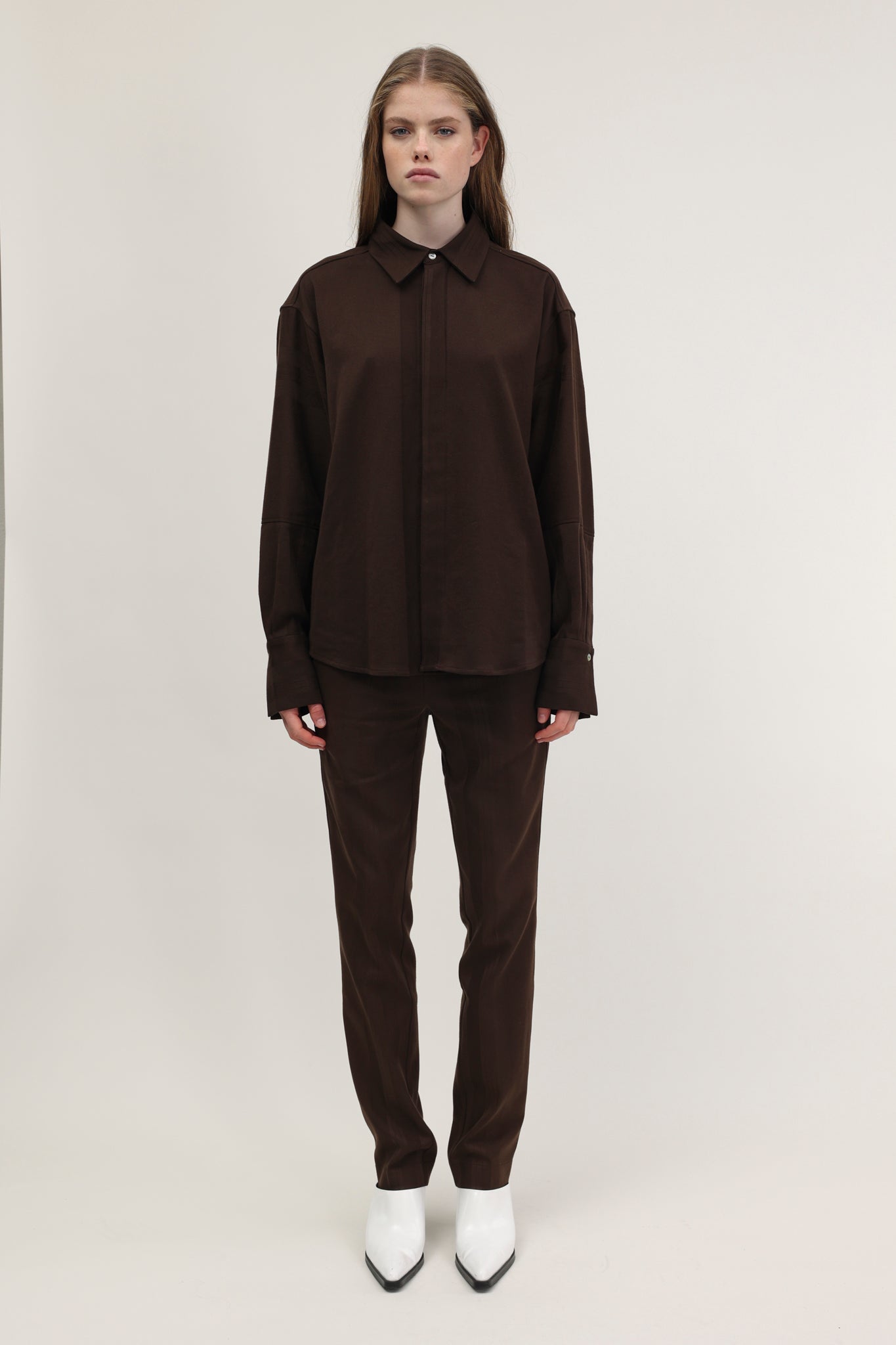 Nore Overshirt Chocolate Brown