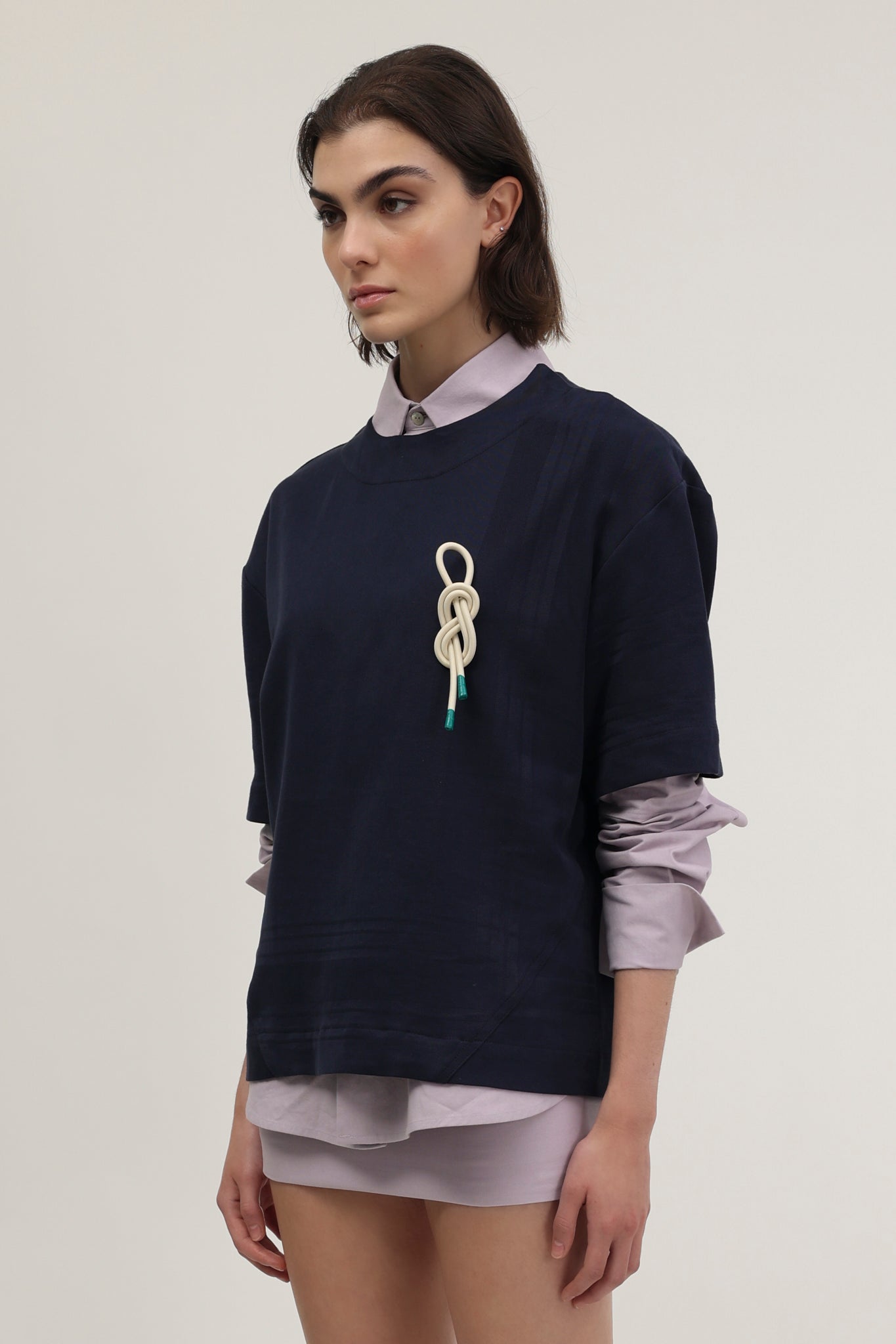 Charlie T-shirt Navy Blue