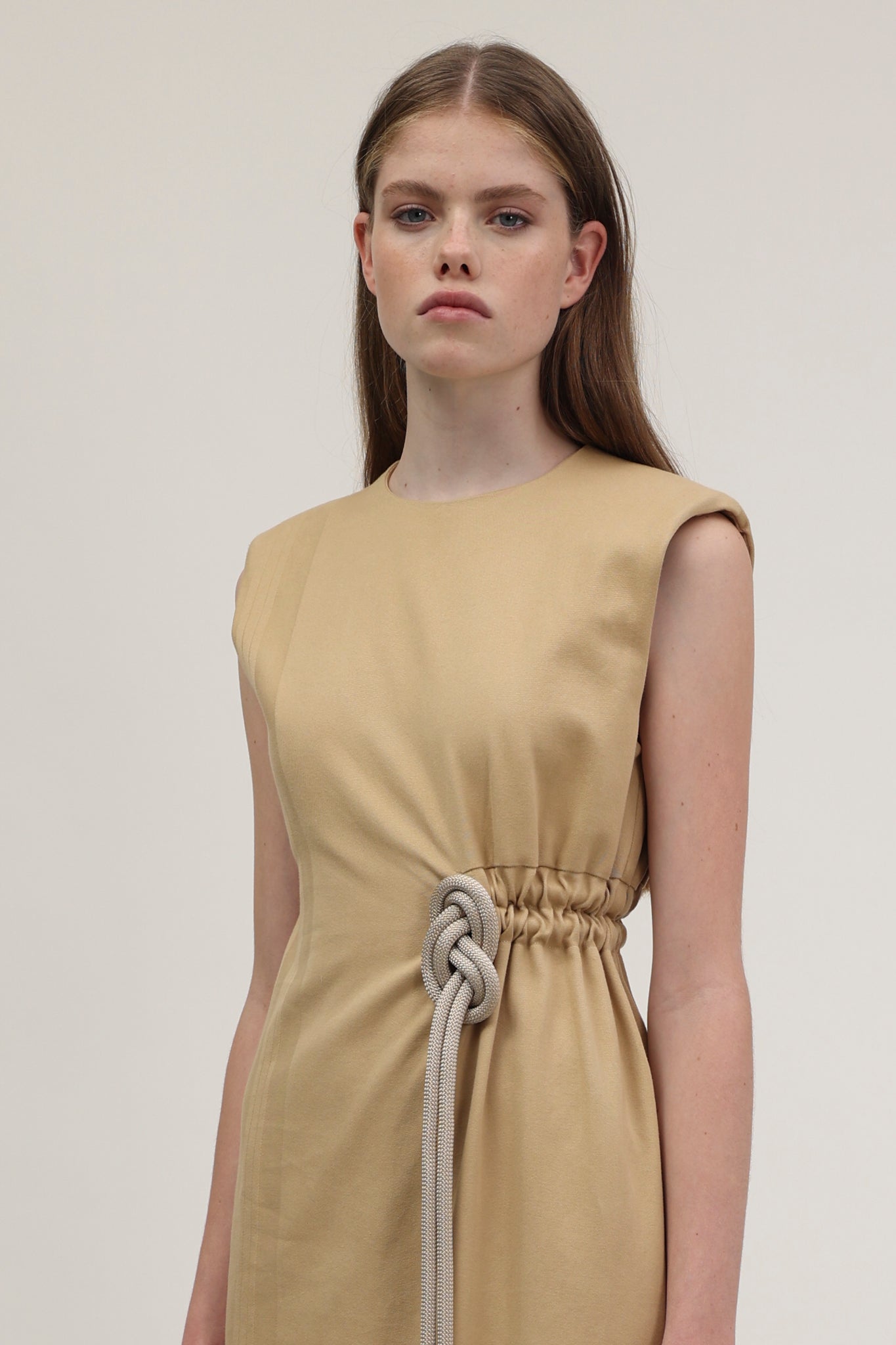 Julia Dress Bamboo Beige