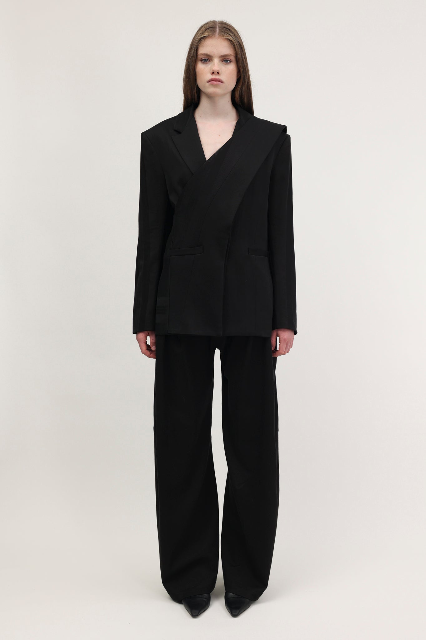 Wibo Blazer Charcoal Black