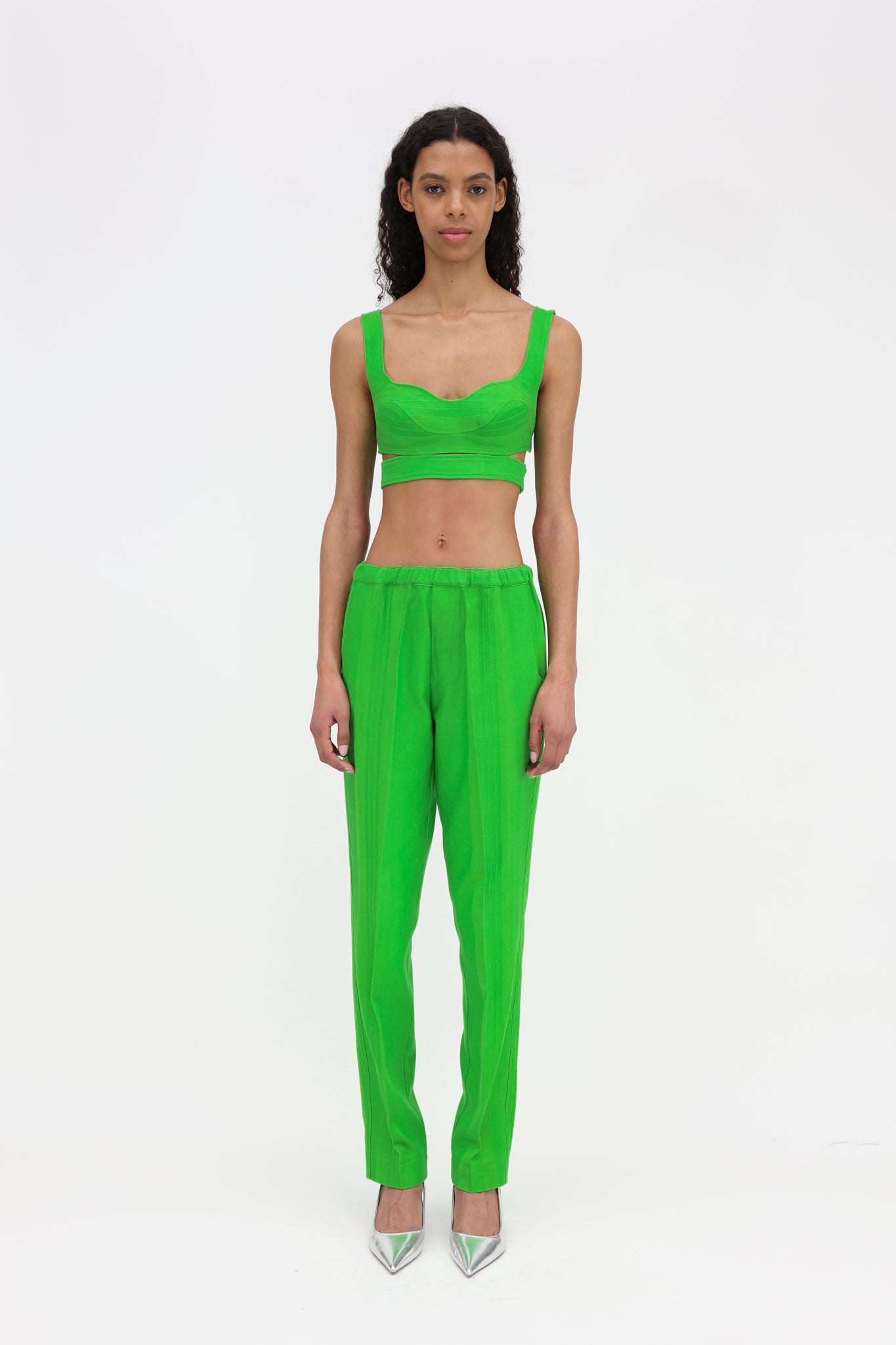 Carly Top Poisonous Green
