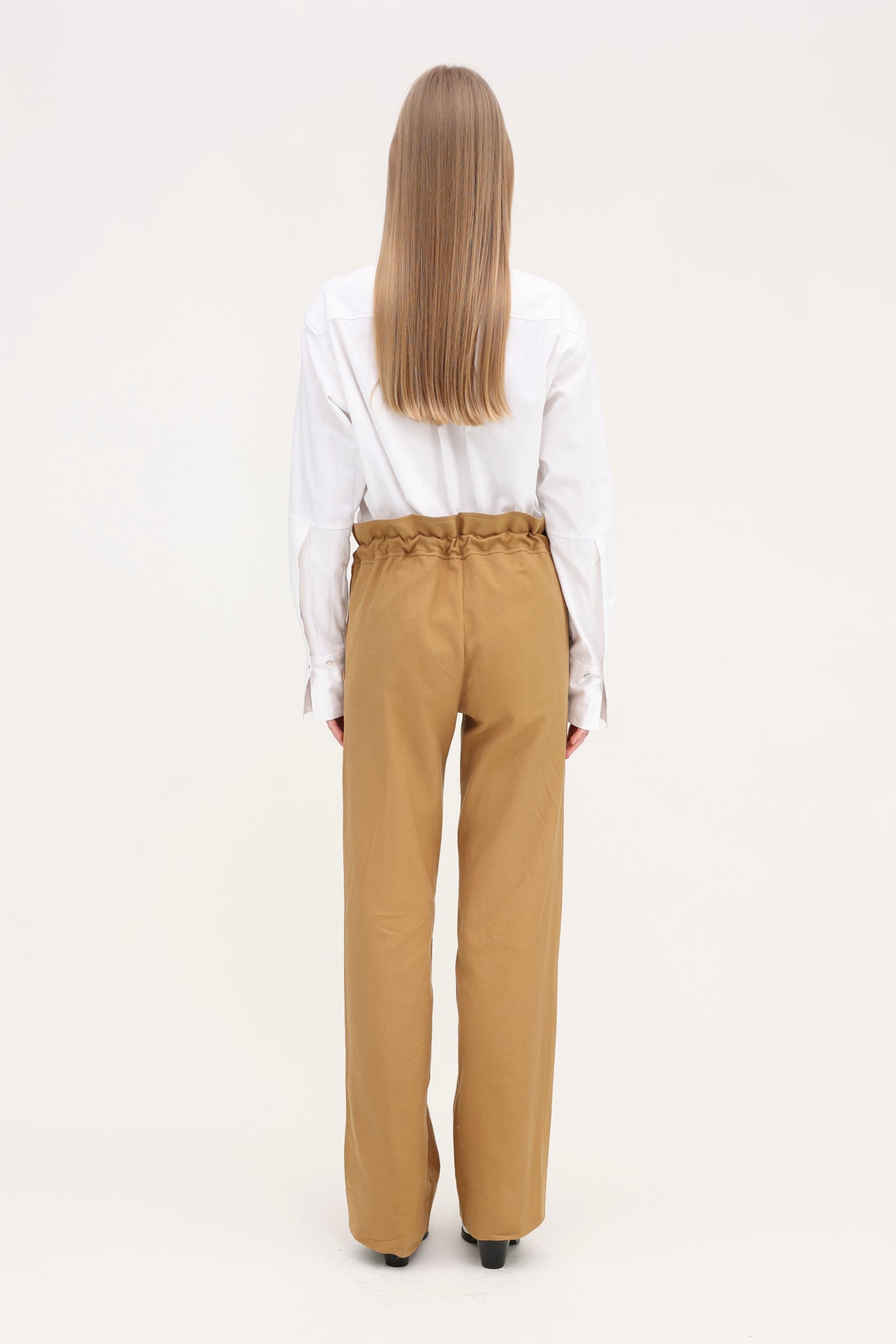 Davide Trousers Gold Beige