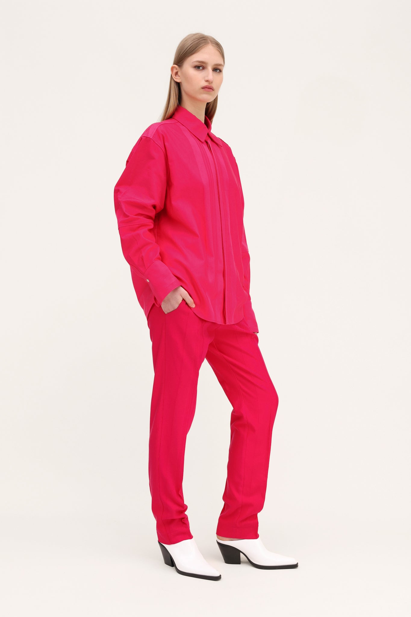 Nore Overshirt Fuchsia Pink