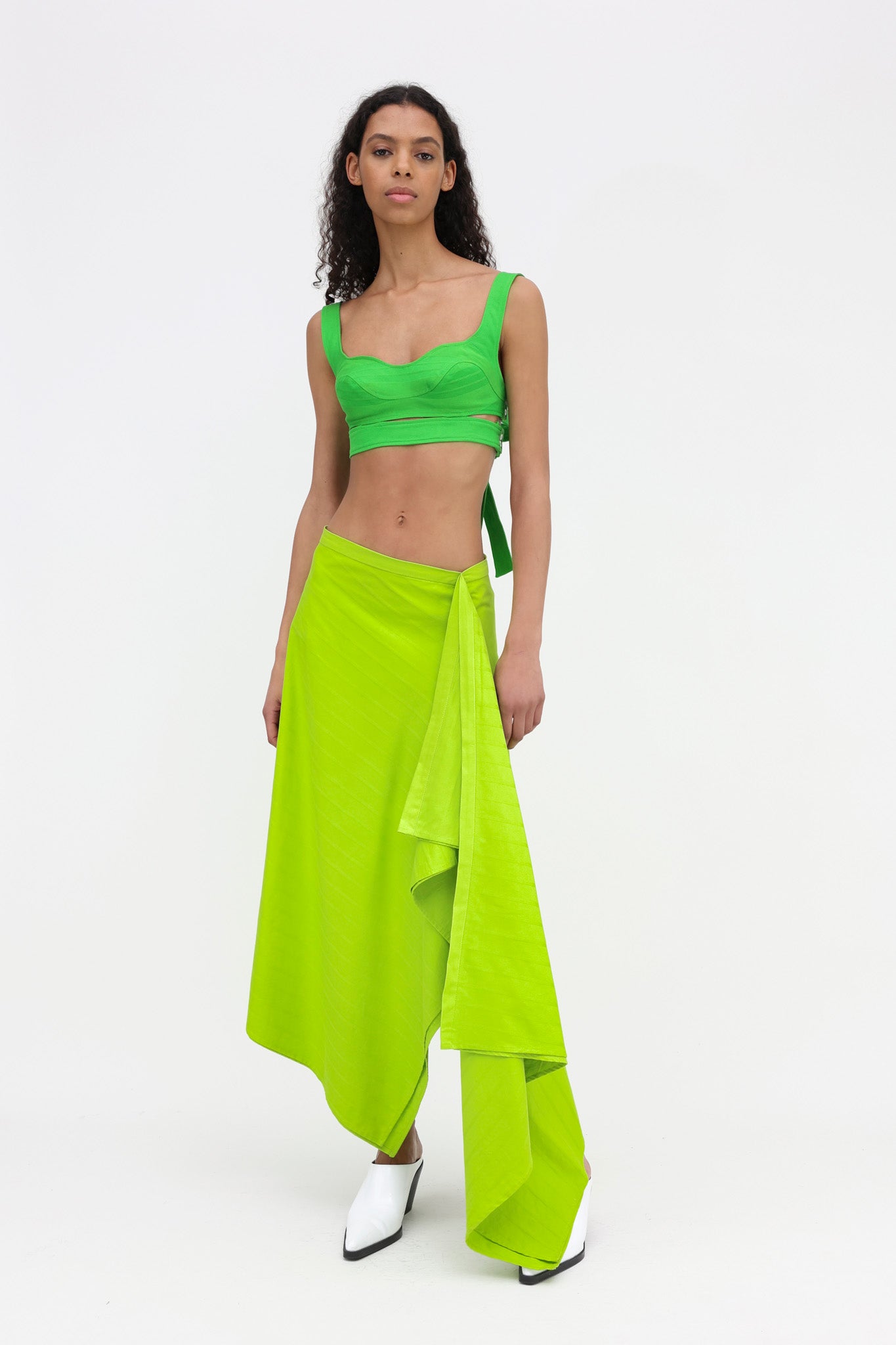 Yenthe Skirt Poisonous Green