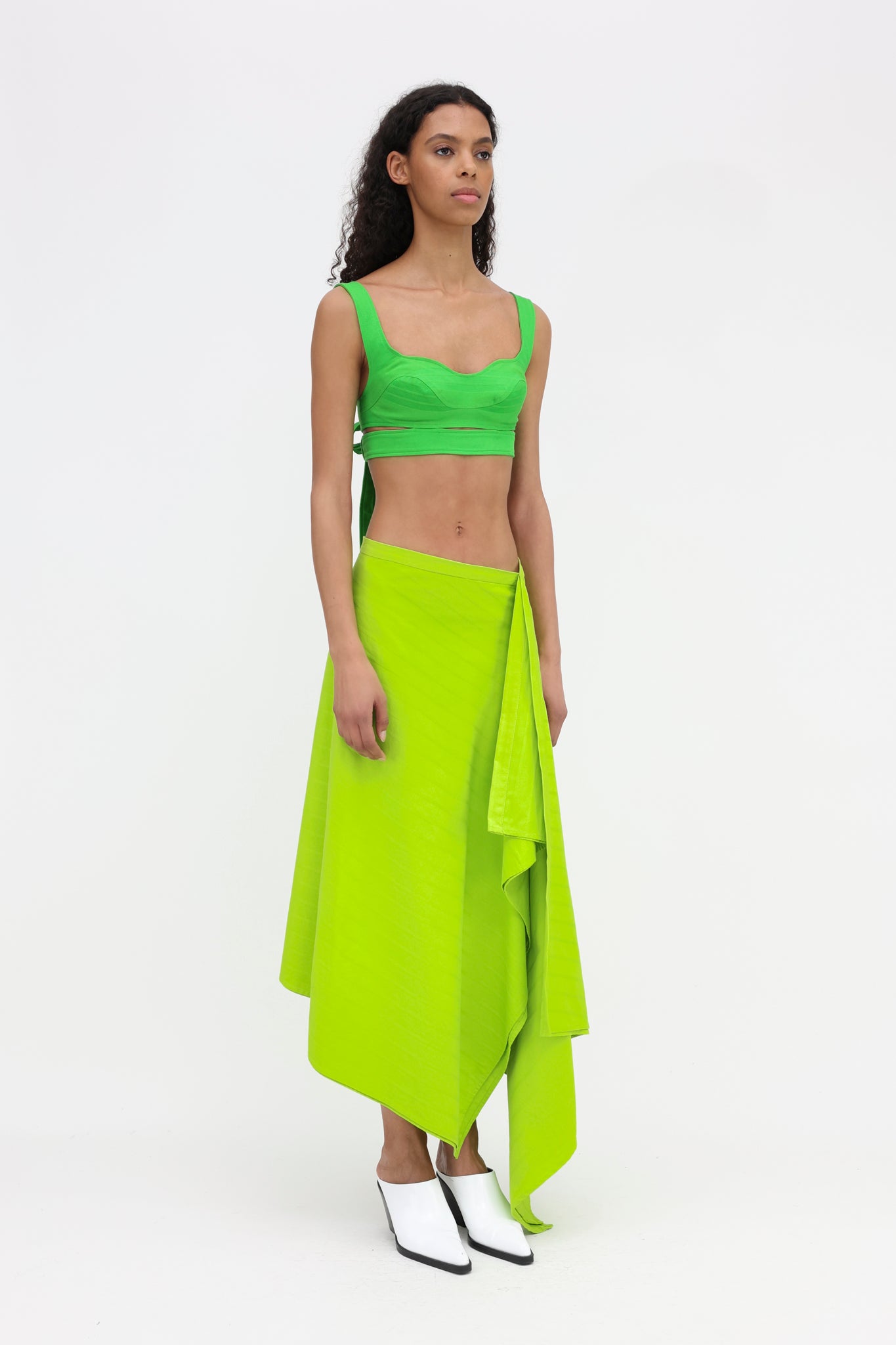 Yenthe Skirt Poisonous Green
